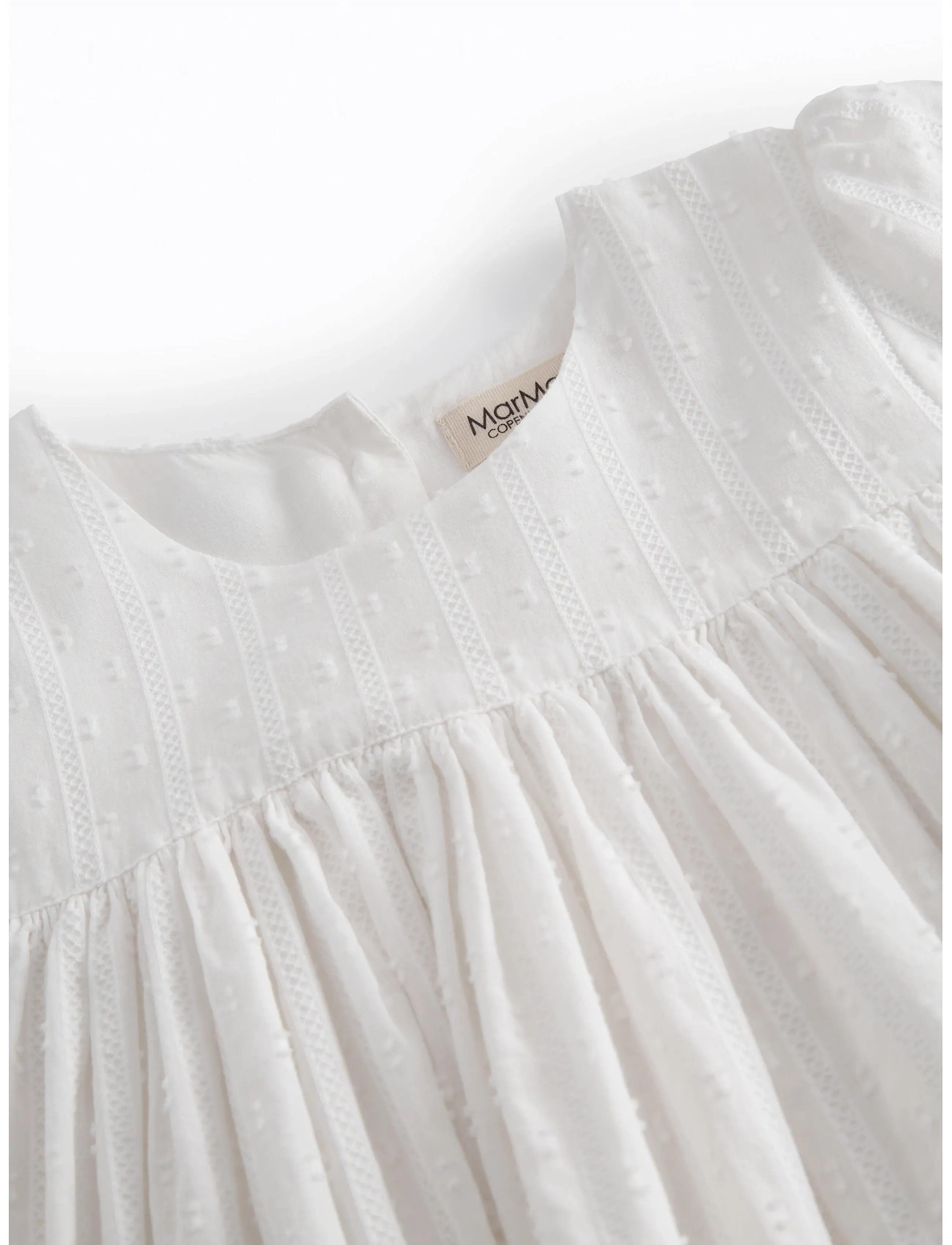 MarMar Copenhagen - Duky - kort-ermede kjoler i avslappet stil - white - 4