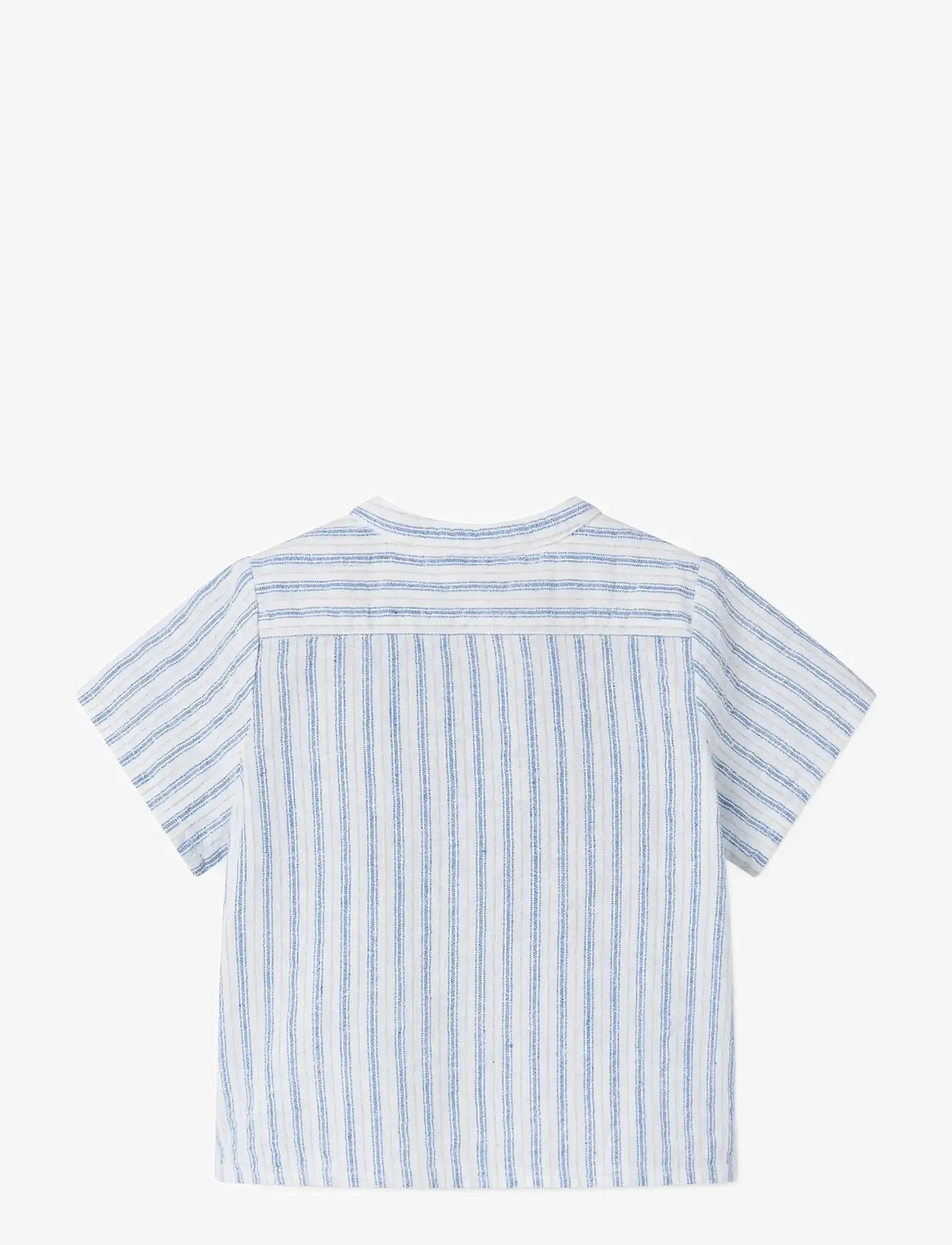MarMar Copenhagen - Totoro SS - kortärmade skjortor - surf blue stripe - 2