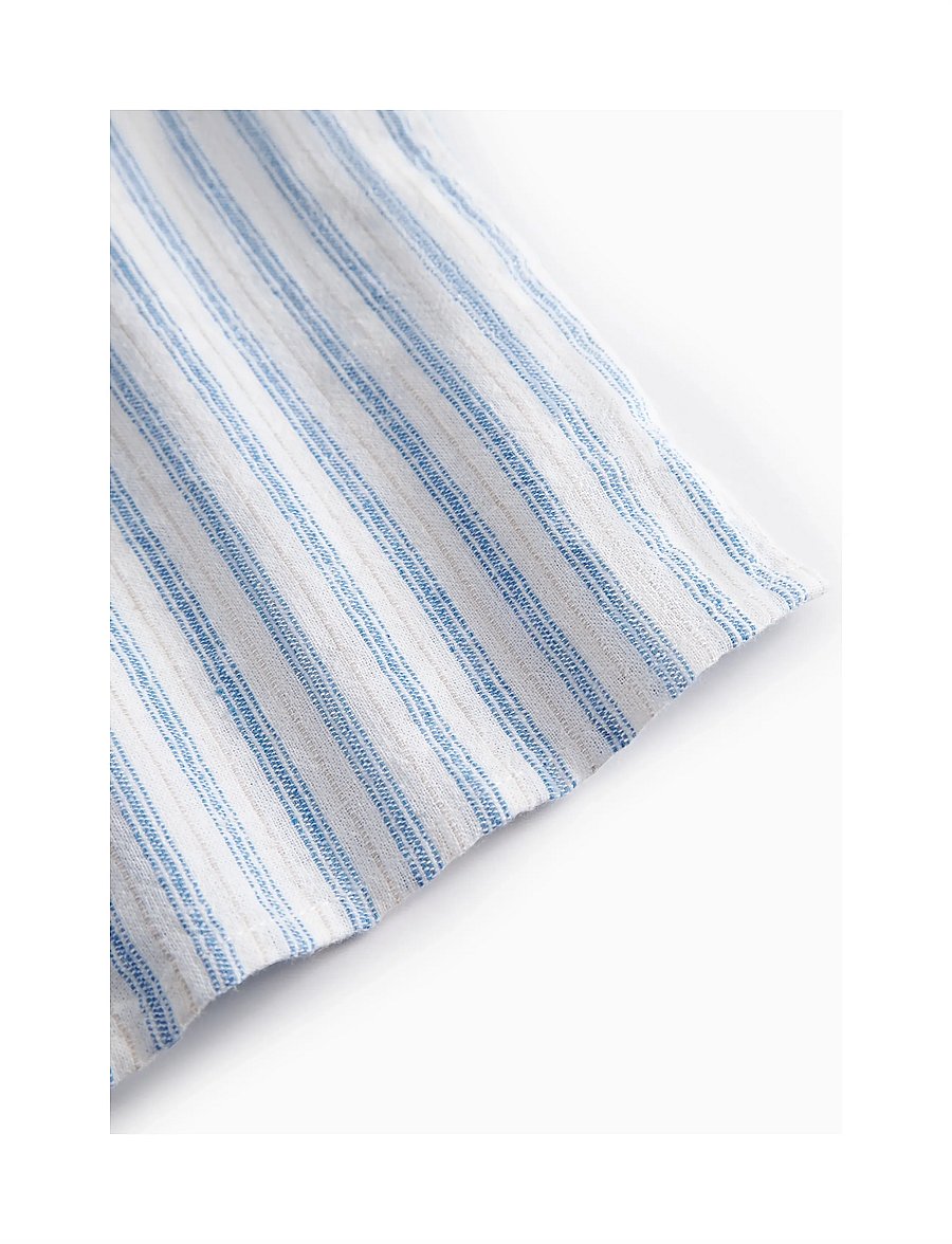 MarMar Copenhagen - Totoro SS - lühikeste varrukatega särgid - surf blue stripe - 4