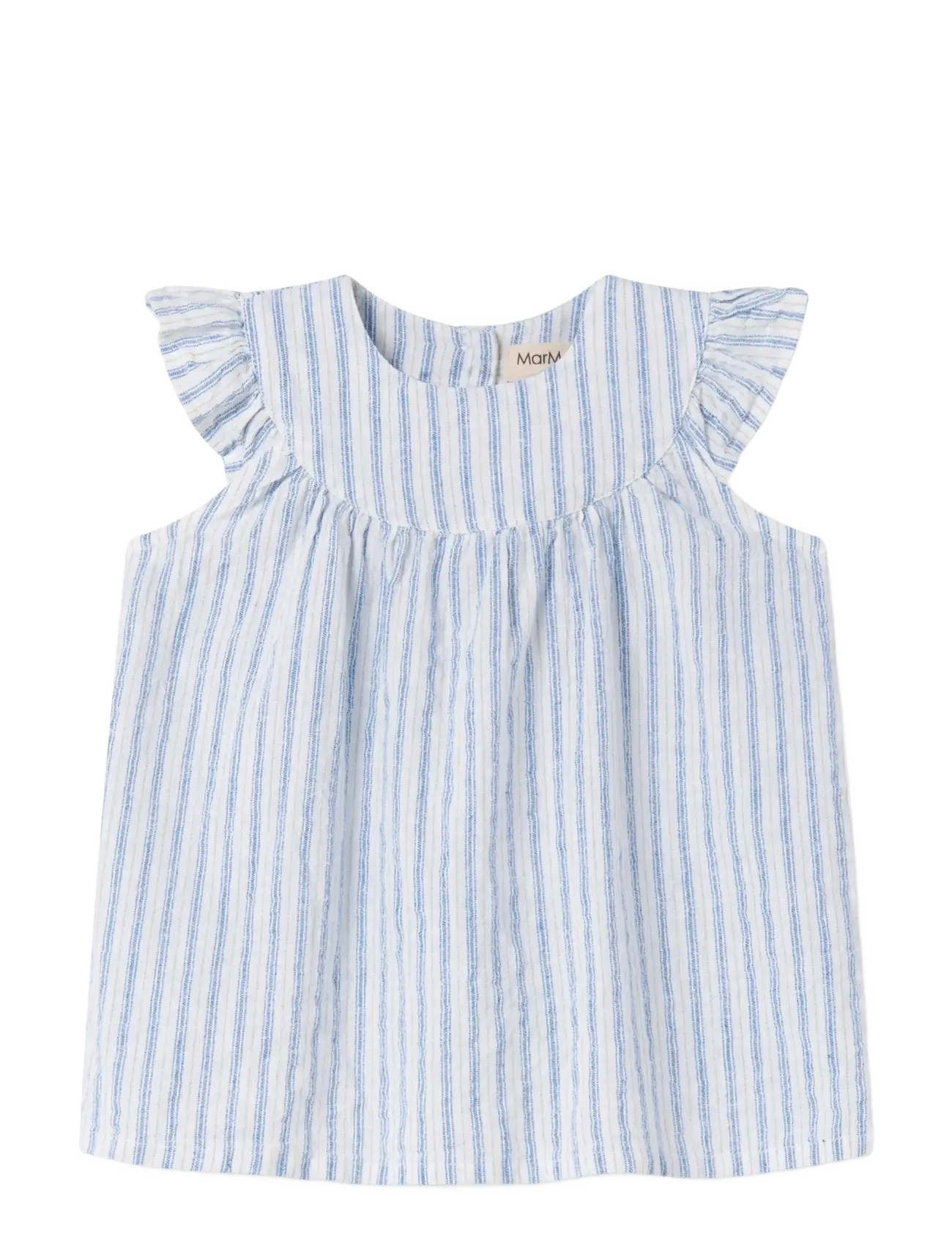MarMar Copenhagen - Dhana B - varrukateta beebi kleidid - surf blue stripe - 1