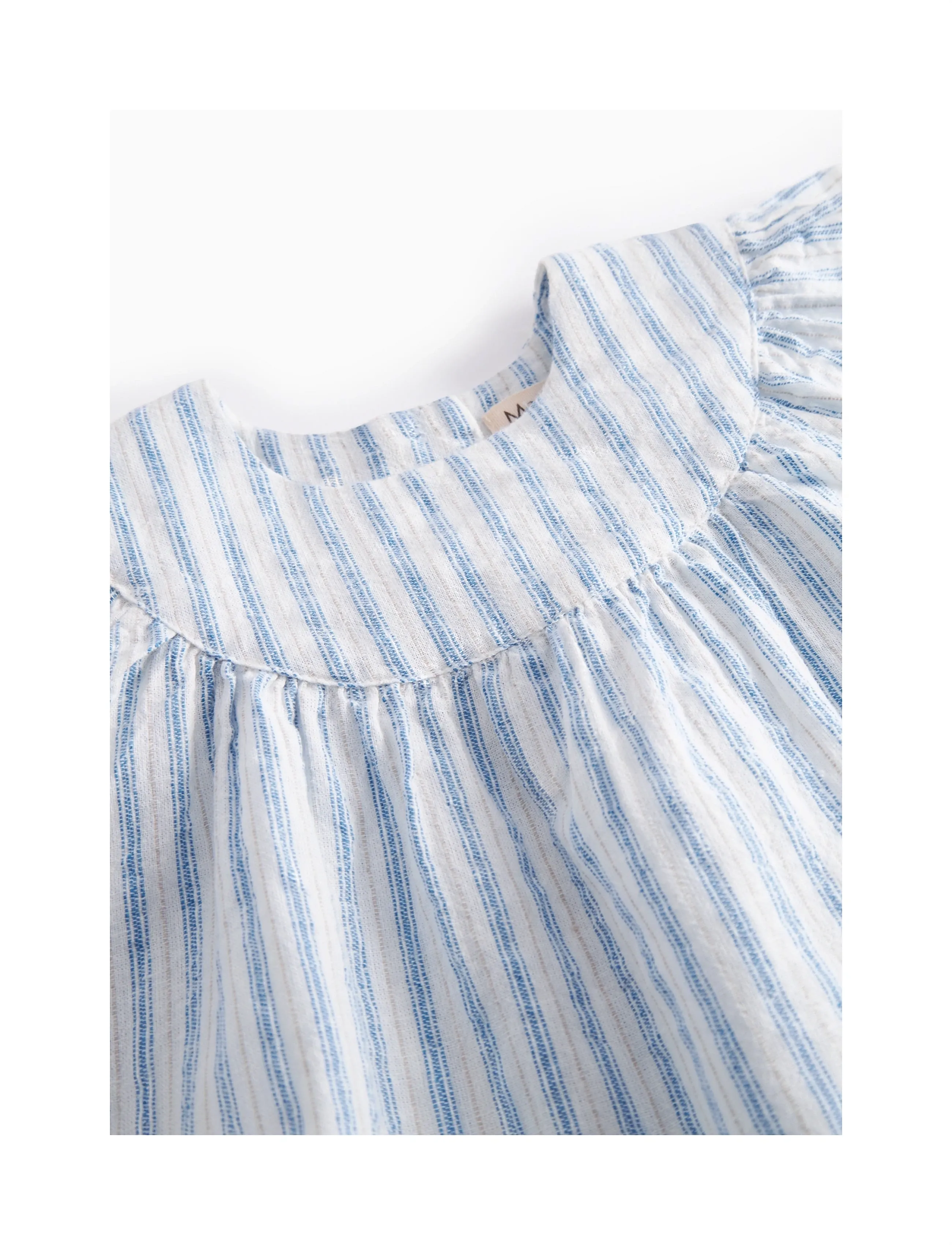 MarMar Copenhagen - Dhana B - varrukateta beebi kleidid - surf blue stripe - 3