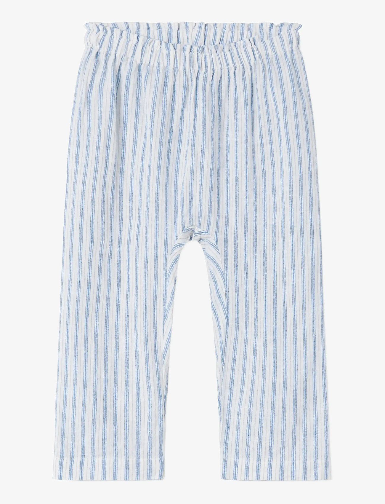 MarMar Copenhagen - Panu - baby trousers - surf blue stripe - 1