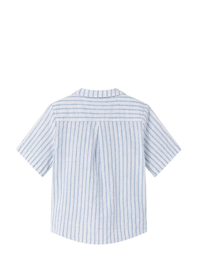 MarMar Copenhagen - Tage - kortærmede skjorter - surf blue stripe - 2