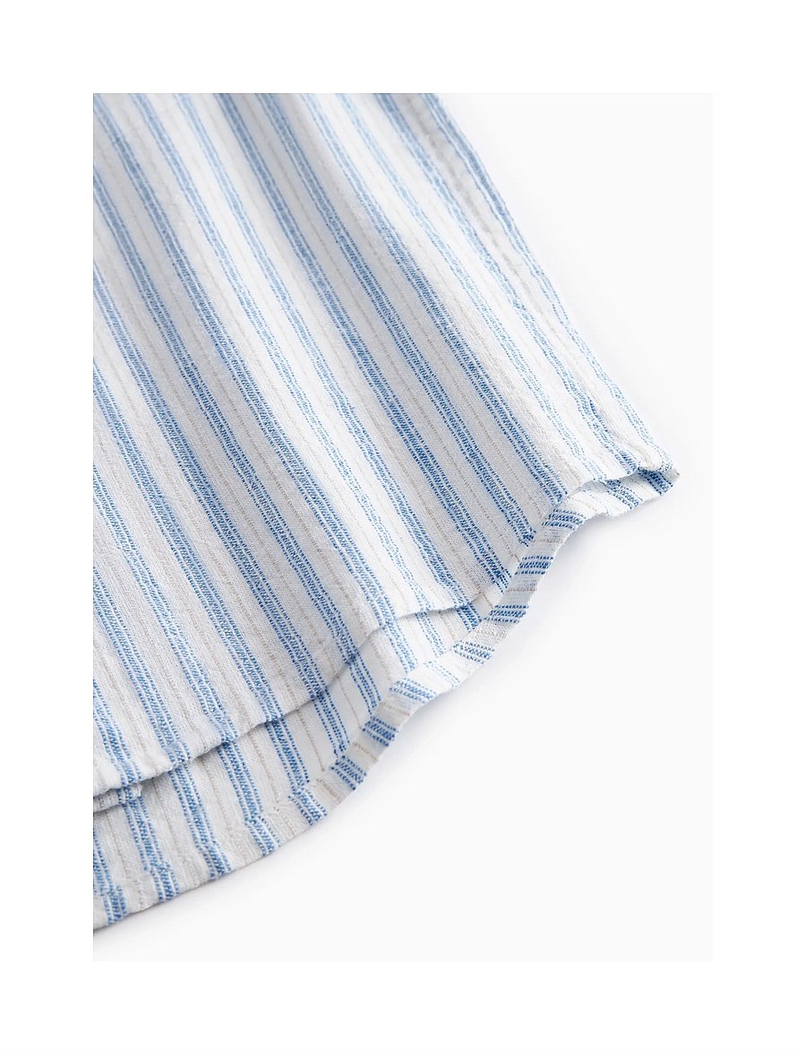 MarMar Copenhagen - Tage - kortærmede skjorter - surf blue stripe - 5