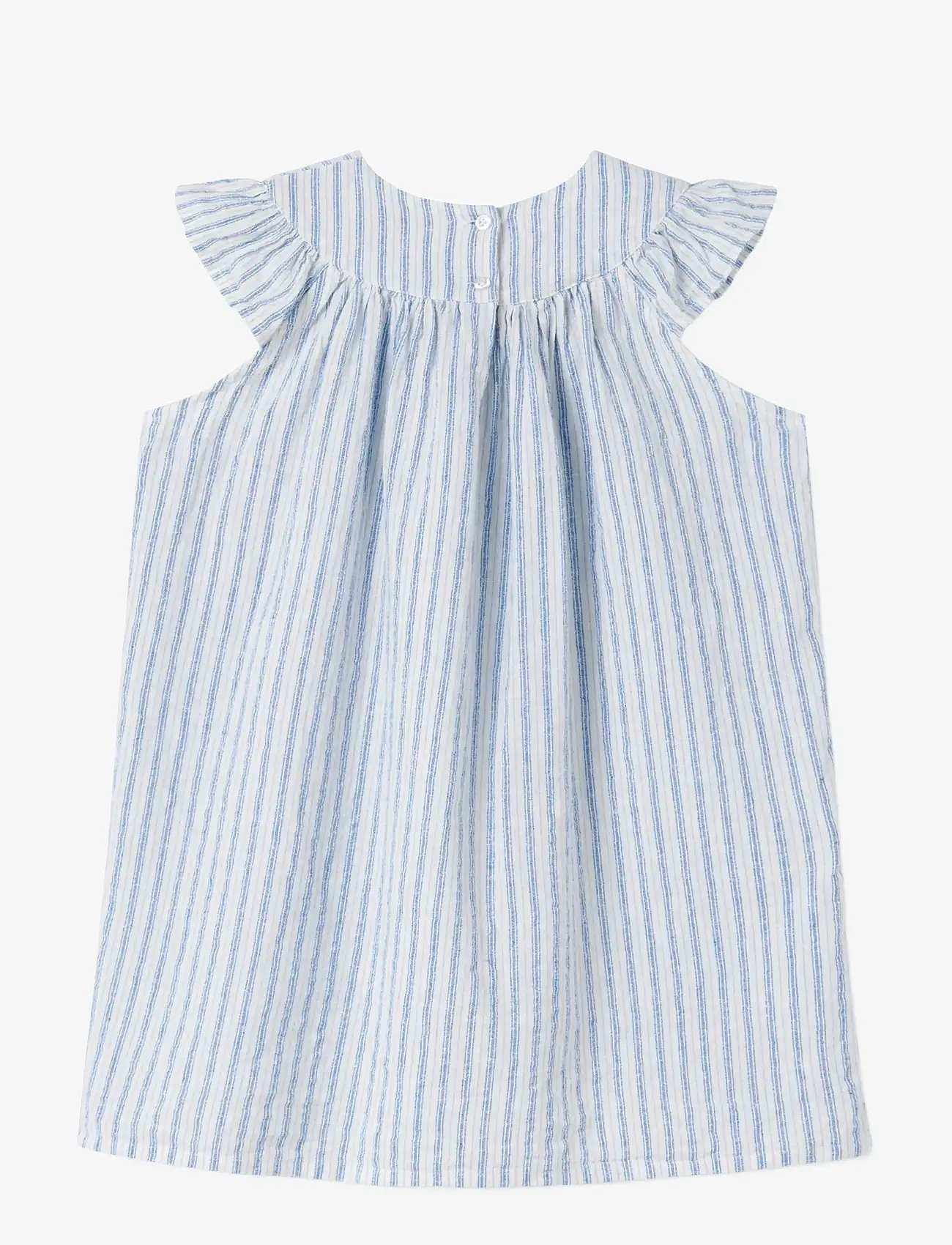 MarMar Copenhagen - Dhana - kortærmede hverdagskjoler - surf blue stripe - 2