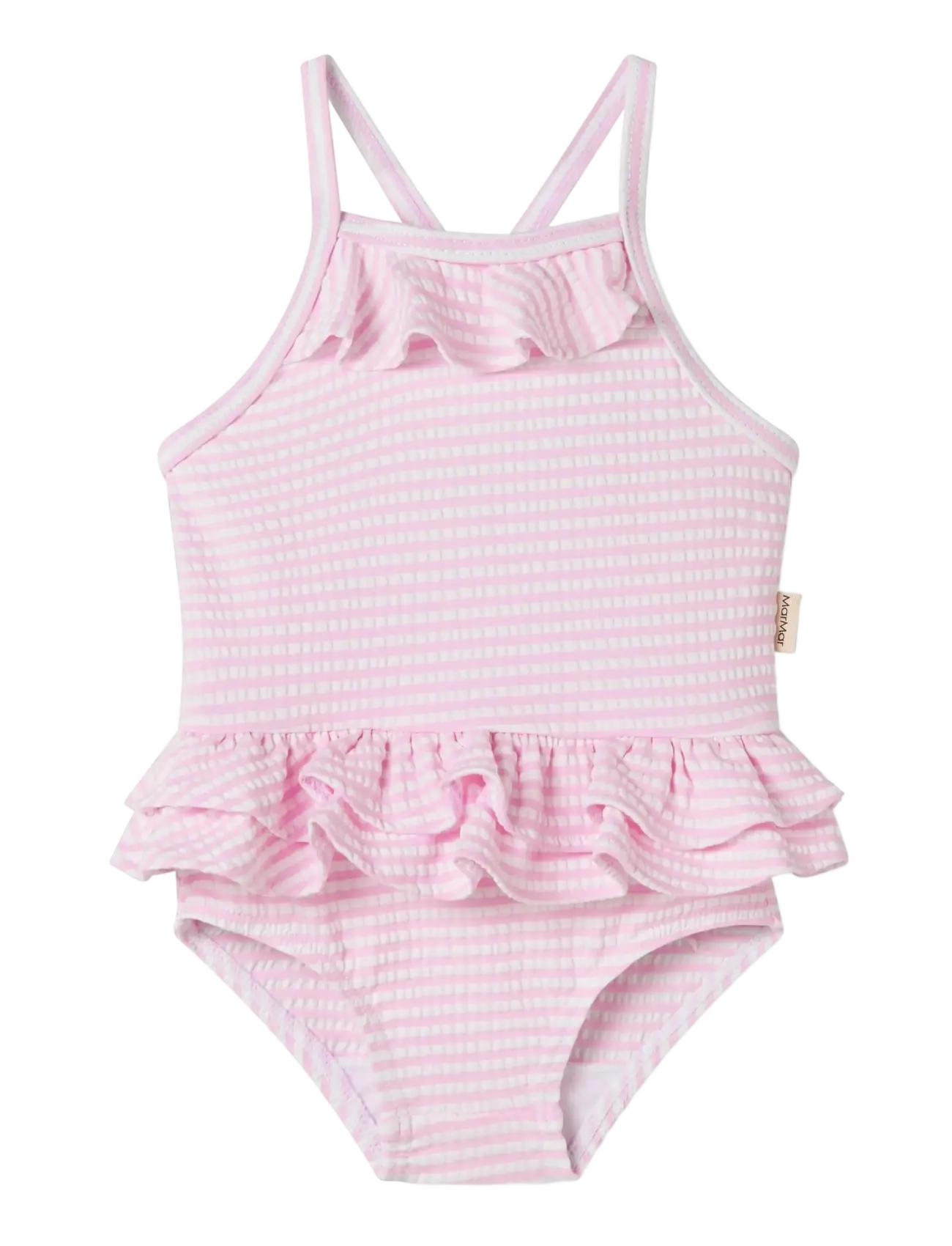 MarMar Copenhagen Swinnie Bathing Suit - UV-tøj - PINK STRIPE / pink/rose