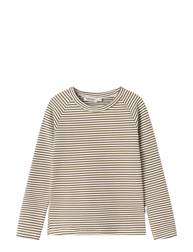 MarMar Copenhagen - Swean Tee - bade-oberteile - dark bronze stripe - 1