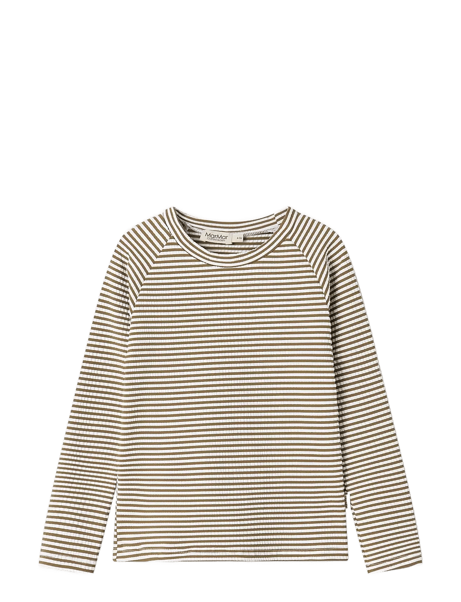 MarMar Copenhagen - Swean Tee - bovenstukjes bikini - dark bronze stripe - 1