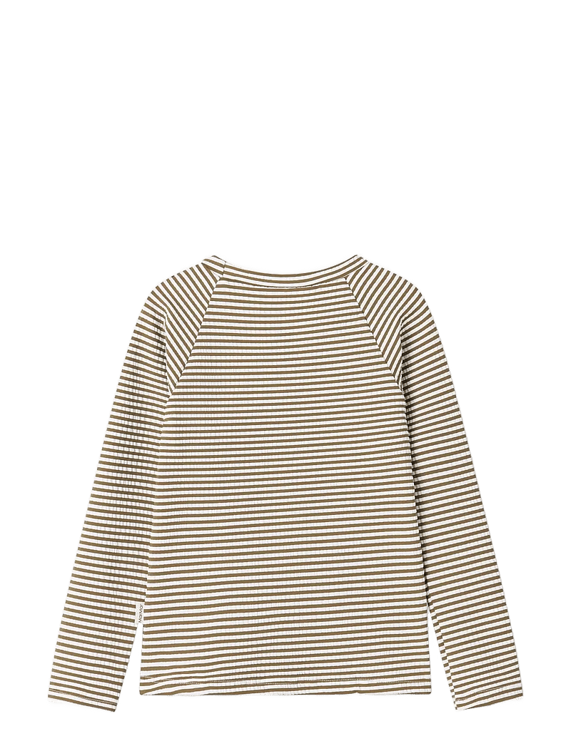 MarMar Copenhagen - Swean Tee - bade-oberteile - dark bronze stripe - 2