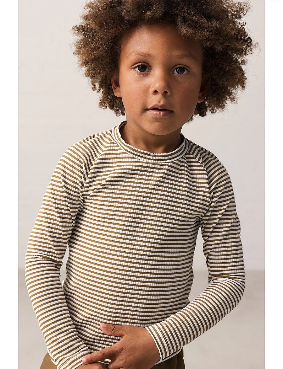 MarMar Copenhagen - Swean Tee - bovenstukjes bikini - dark bronze stripe - 0