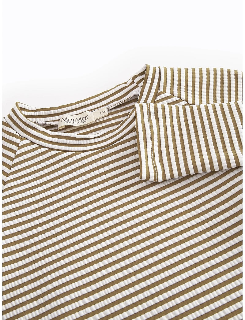 MarMar Copenhagen - Swean Tee - bade-oberteile - dark bronze stripe - 4