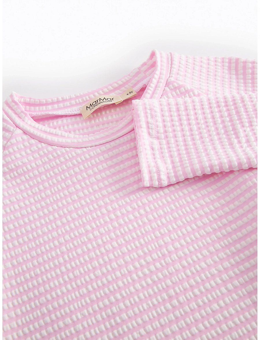 MarMar Copenhagen - Swean Tee - bade-oberteile - pink stripe - 4