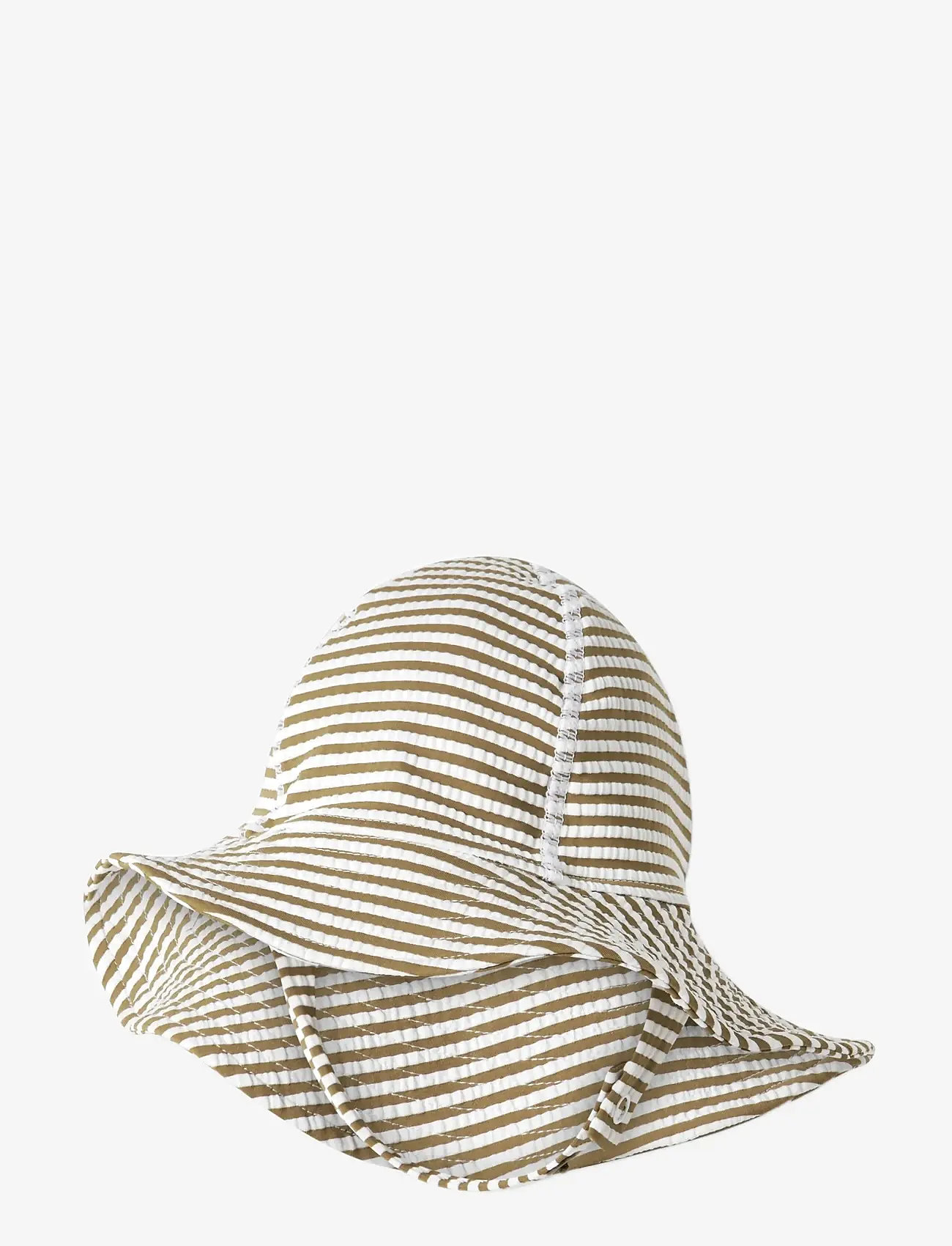 MarMar Copenhagen - Alba Splash Long - badehætter - dark bronze stripe - 0