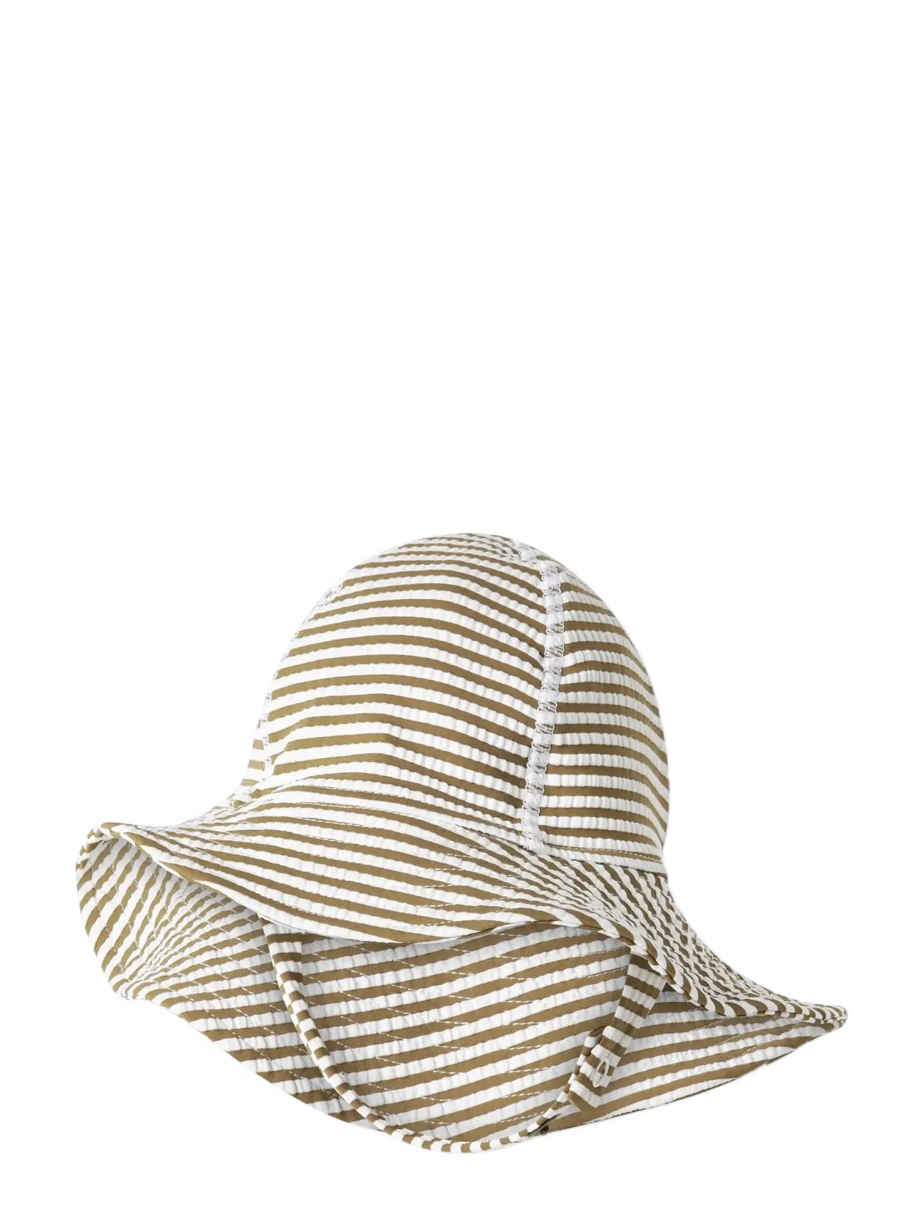 MarMar Copenhagen Alba Splash Long - Peldkostīmi - DARK BRONZE STRIPE / cream