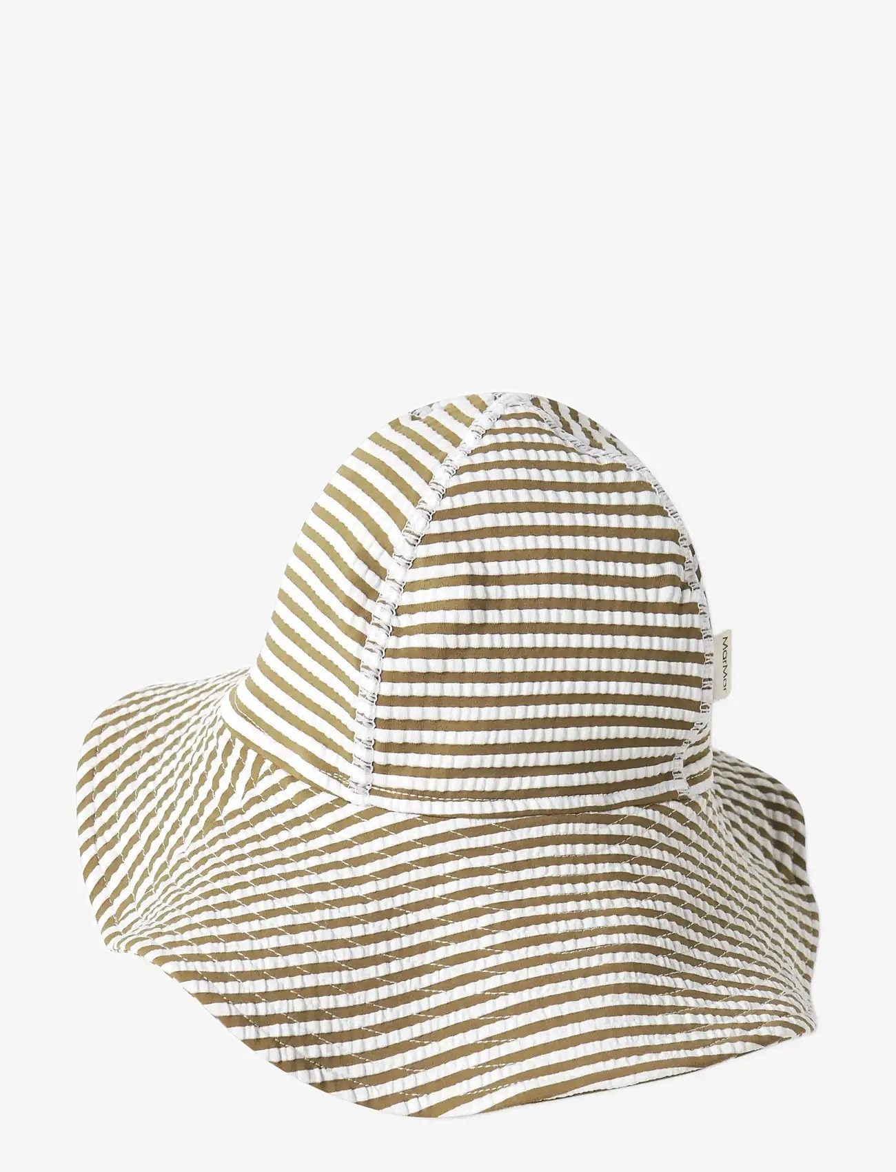 MarMar Copenhagen - Alba Splash Long - badehætter - dark bronze stripe - 1