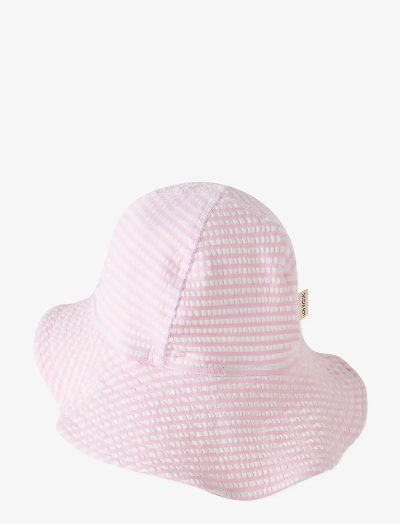 MarMar Copenhagen - Alba Splash Long - badehætter - pink stripe - 1