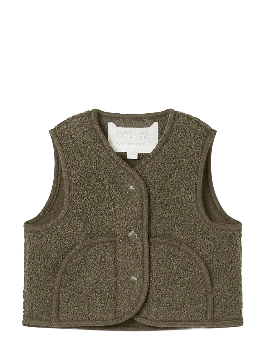 MarMar Copenhagen - Ollas Waistcoat - shoppa efter ålder - crocodile - 0