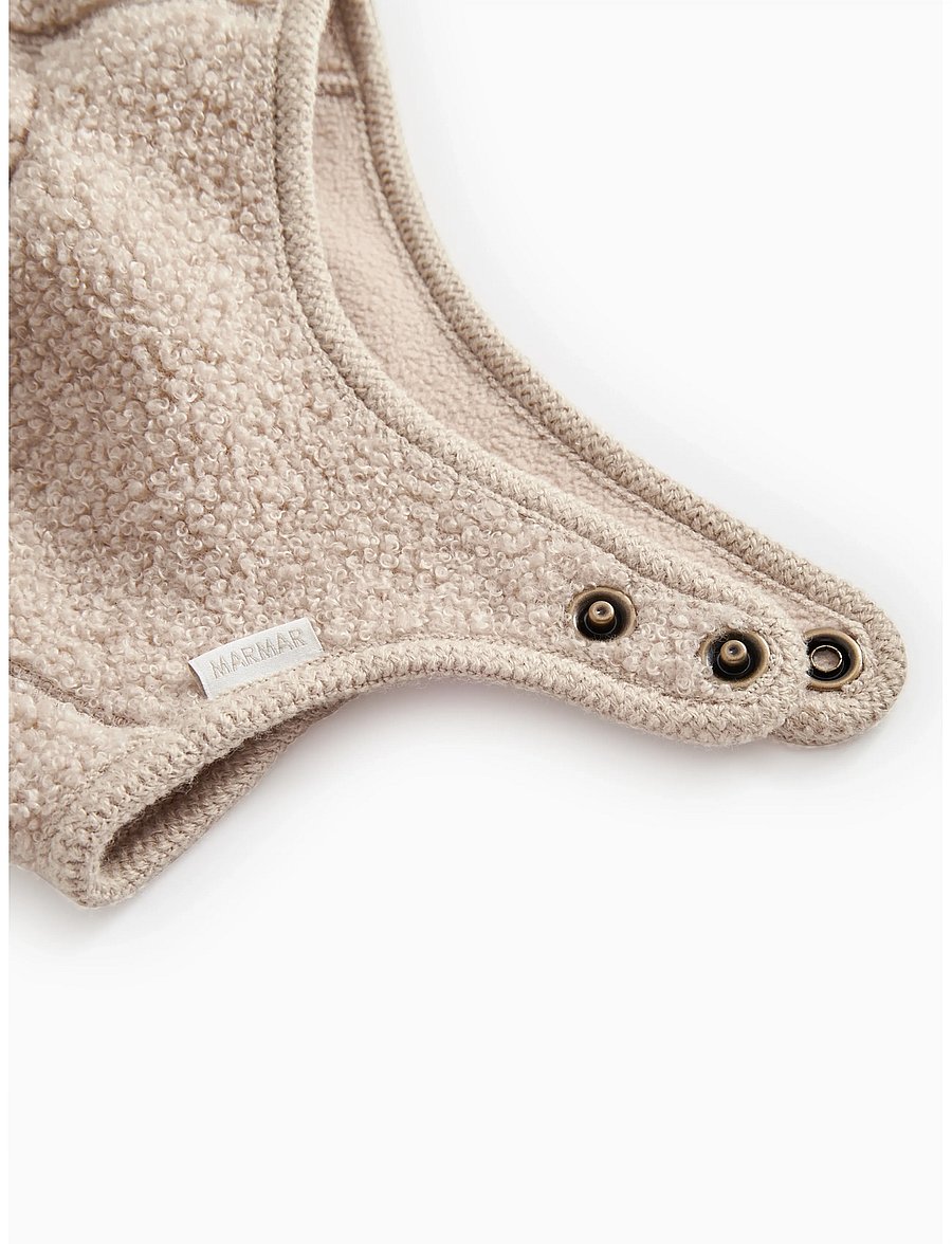MarMar Copenhagen - Aki Lamb - babymössor - muddy melange - 3