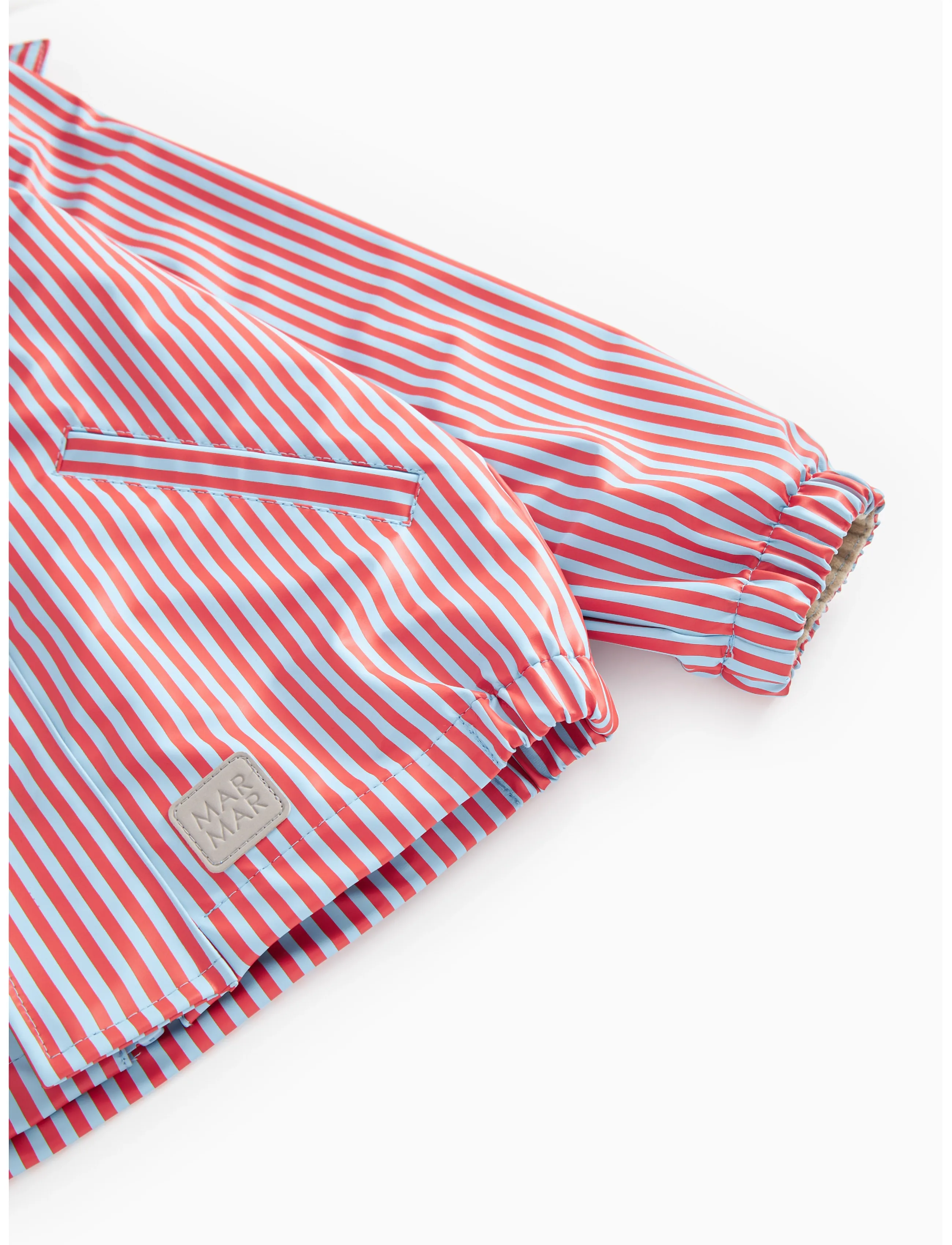 MarMar Copenhagen - Oddy Set - regensets - blue red stripes - 4