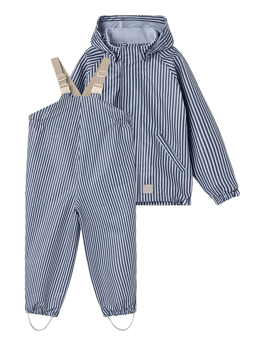 MarMar Copenhagen - Oddy Set - regensets - blue stripes - 1