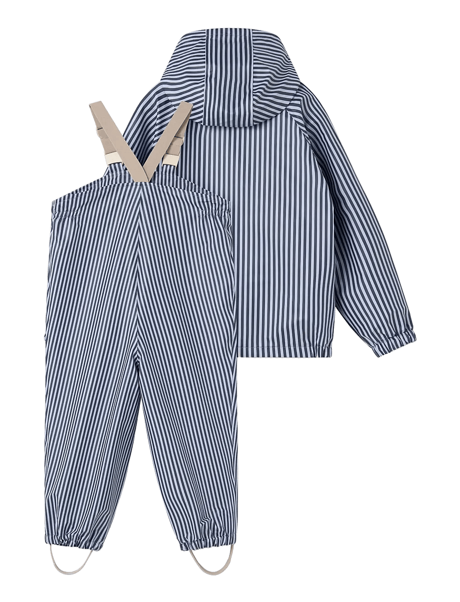 MarMar Copenhagen - Oddy Set - regensets - blue stripes - 2