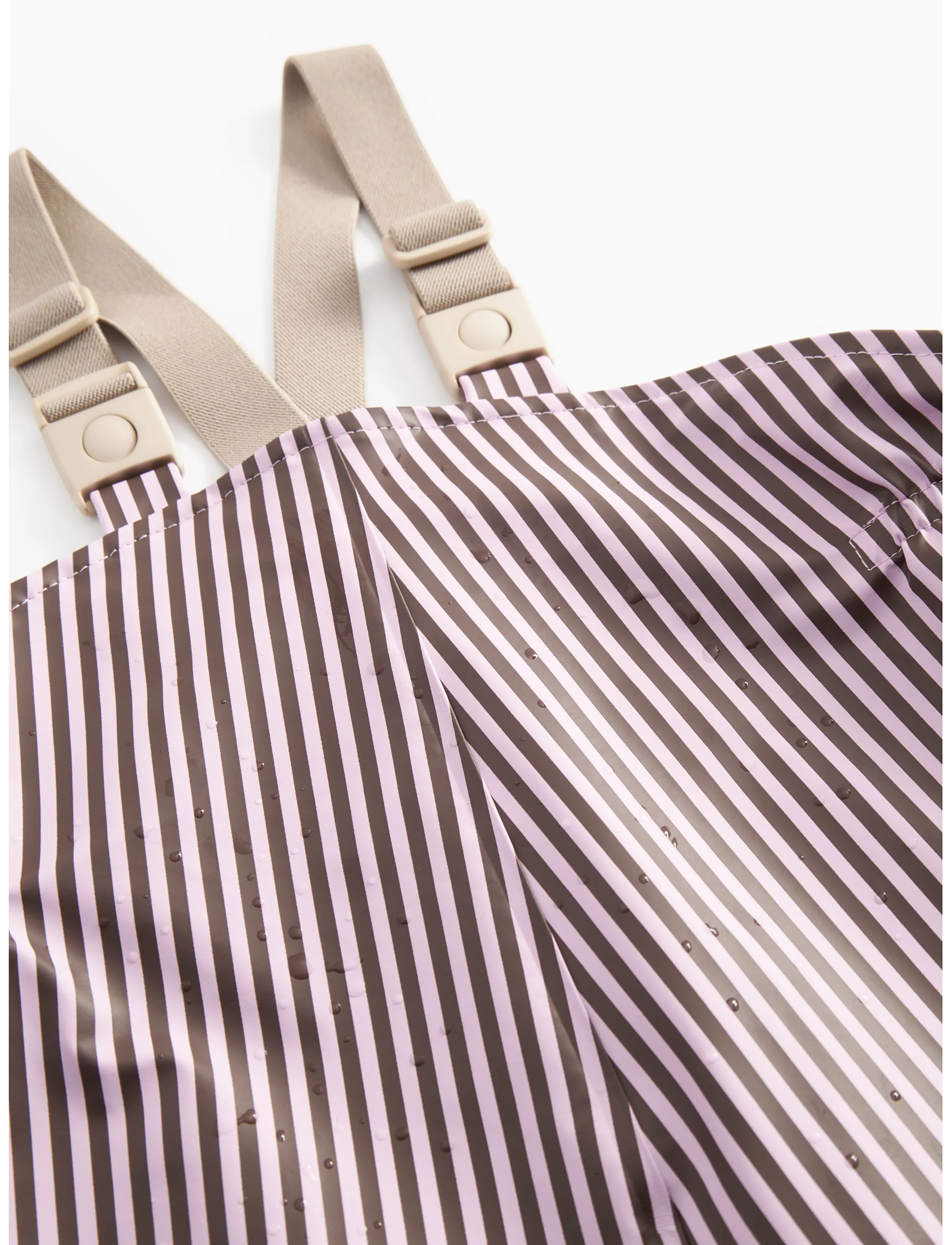 MarMar Copenhagen - Oddy Set - regensets - pink brown stripes - 4