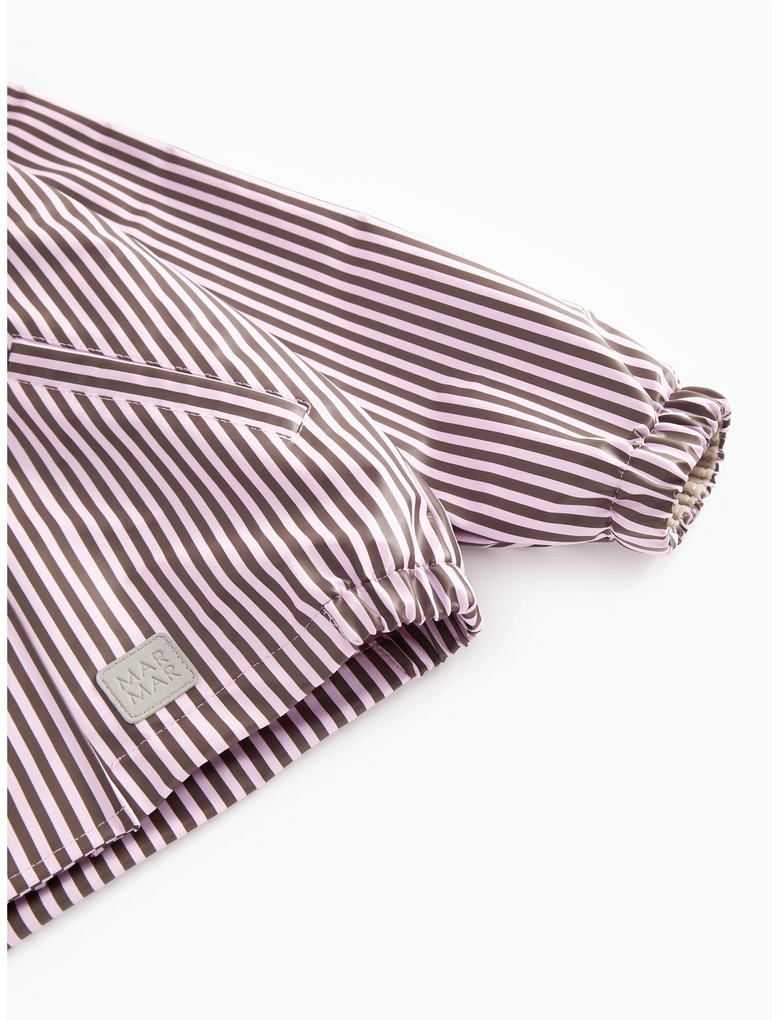 MarMar Copenhagen - Oddy Set - regensets - pink brown stripes - 5