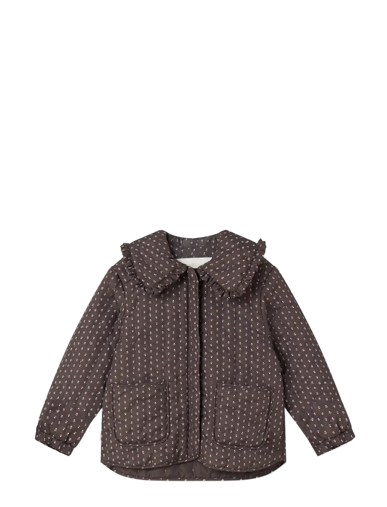 MarMar Copenhagen Oivira Jacket - Steppjacken - FLOWER STRIPE / brown