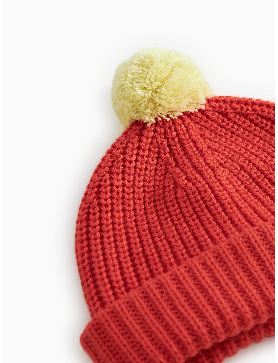 MarMar Copenhagen - Atlas Pompom - ziemas cepures - pomegranate - 4