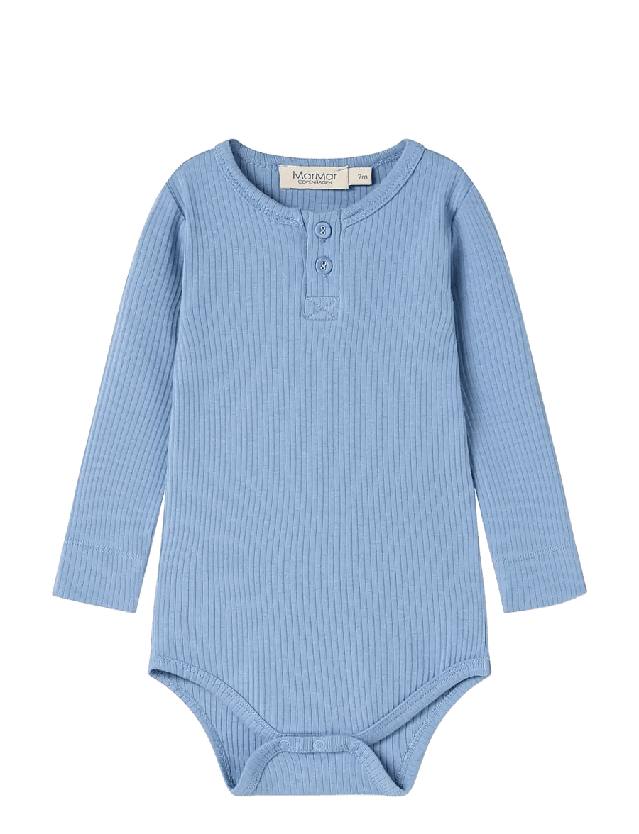 MarMar Copenhagen - Body LS - bodiji ar garām piedurknēm - blue heaven - 1