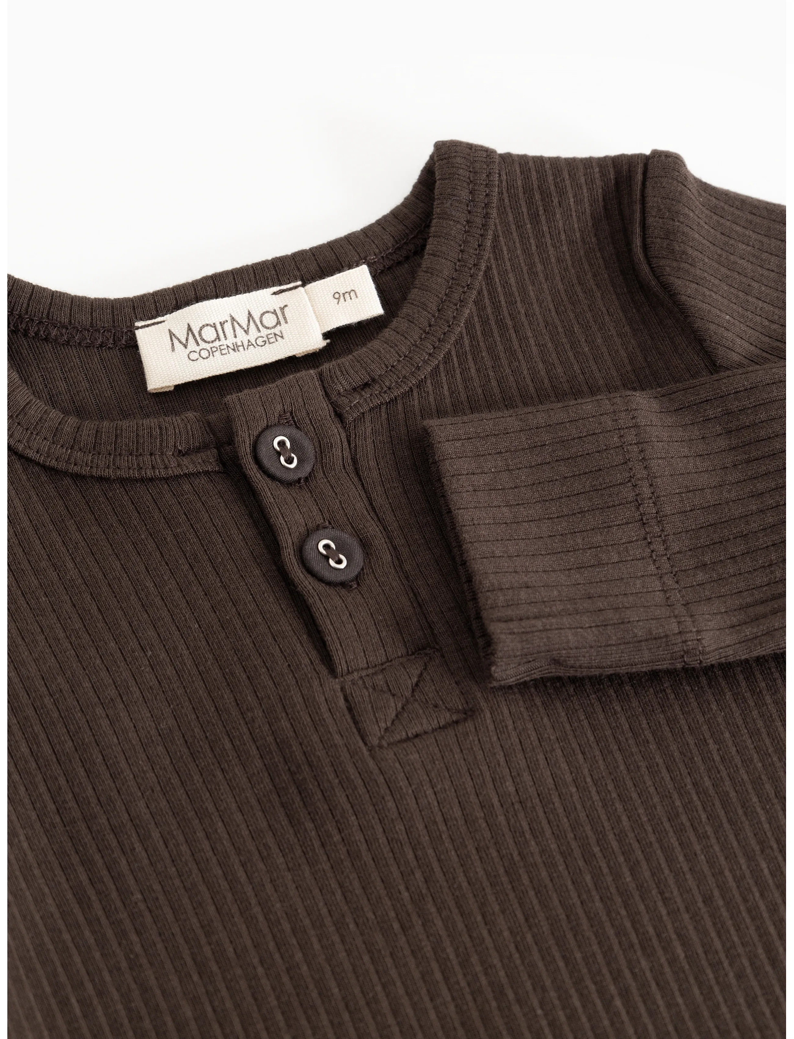 MarMar Copenhagen - Body LS - langärmelige bodys - dark roast - 5