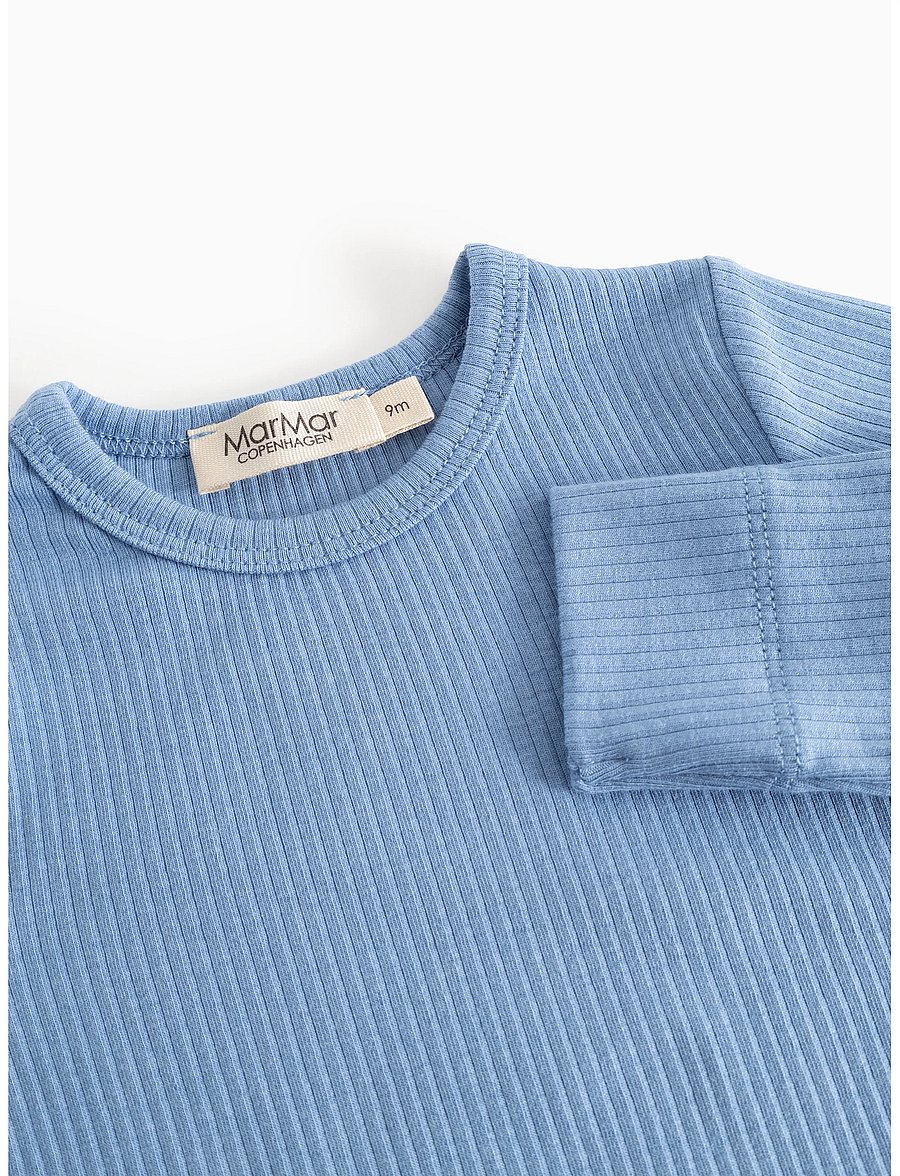 MarMar Copenhagen - Plain Body LS - långärmade bodies - blue heaven - 4