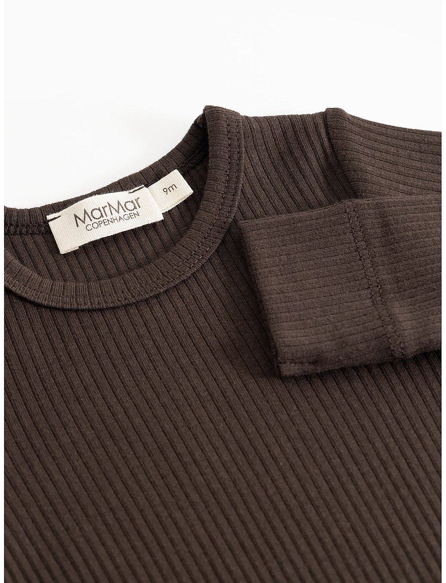 MarMar Copenhagen - Plain Body LS - pikkade varrukatega bodid - dark roast - 2