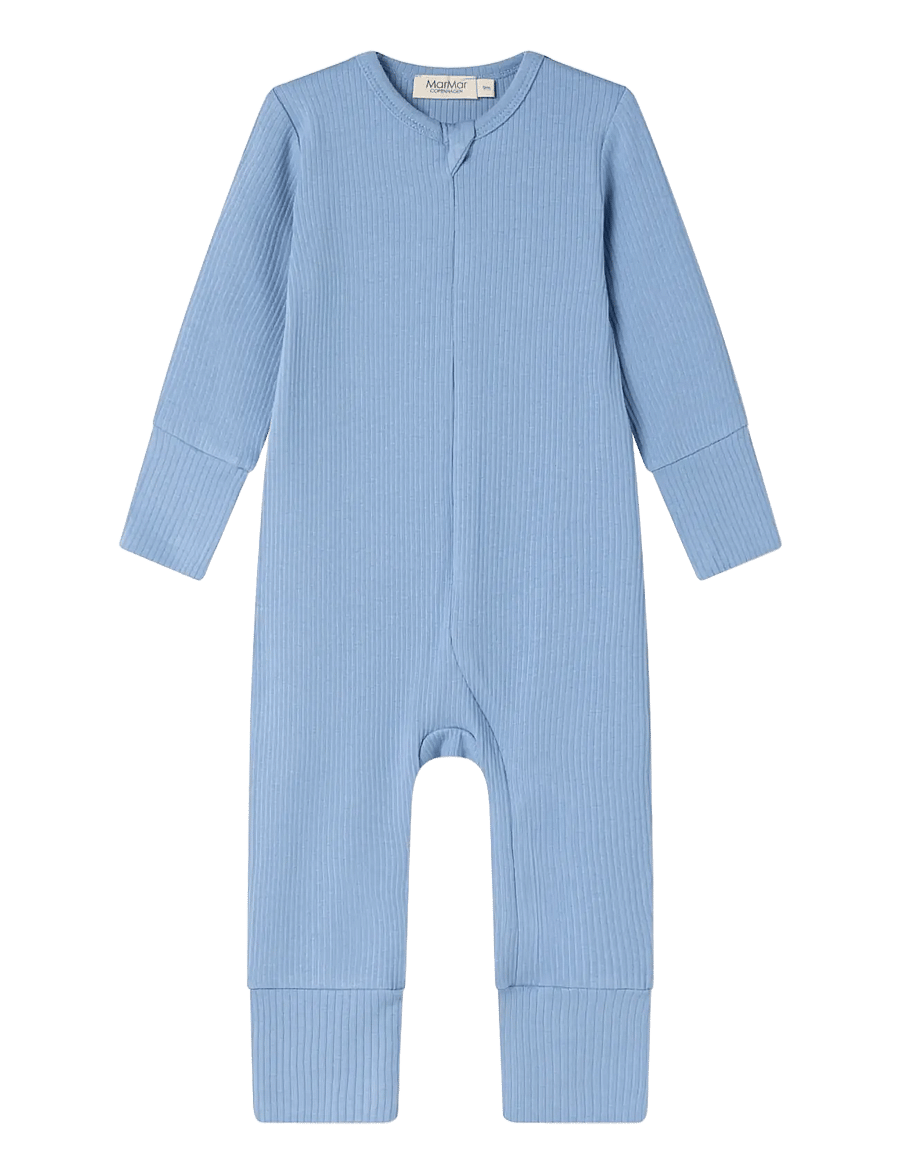 MarMar Copenhagen - Rompy Zip - schlafoveralls - blue heaven - 1