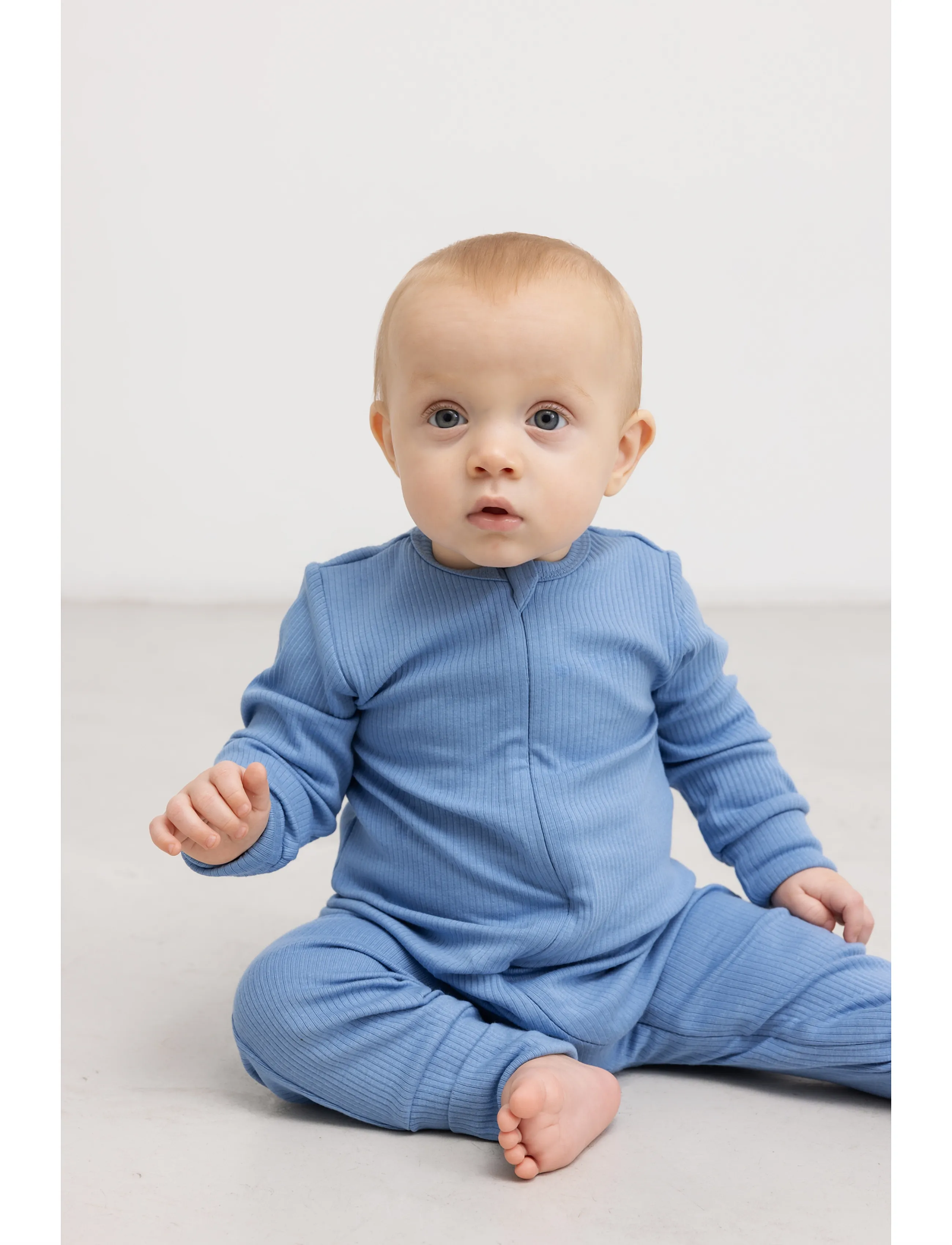 MarMar Copenhagen Rompy Zip, 56, Blue, Pyjamas > Pyjamas Onesie, Børn