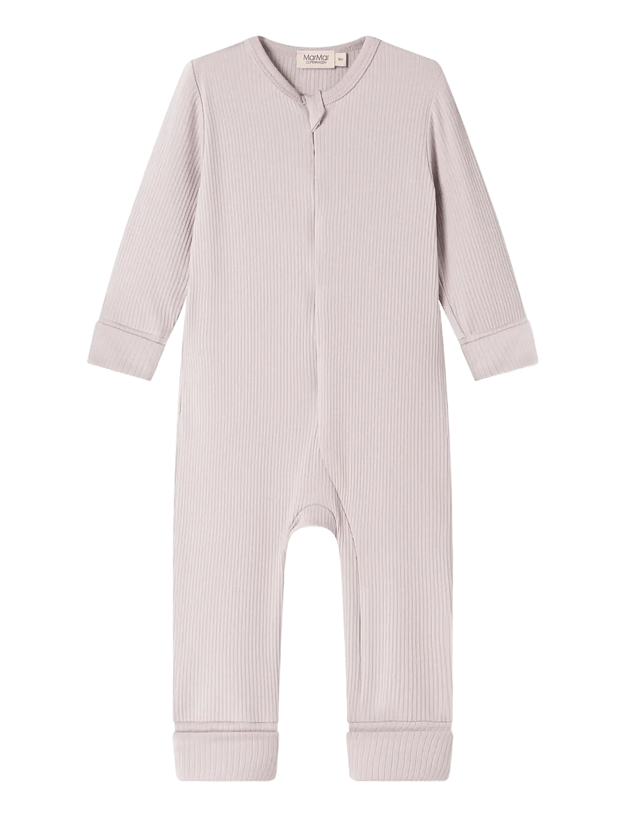 MarMar Copenhagen - Rompy Zip - schlafoveralls - cloud gray - 0