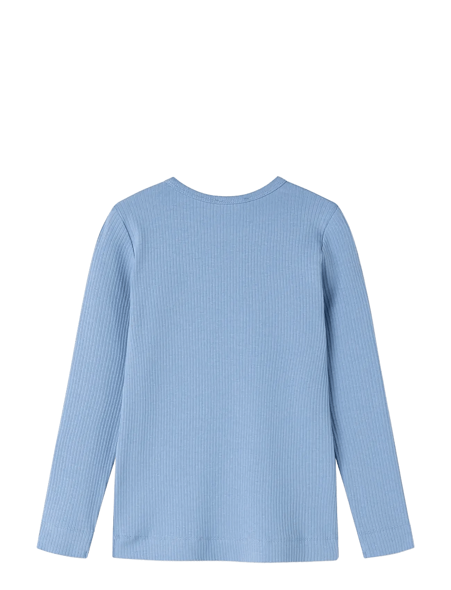 MarMar Copenhagen - Plain Tee LS - långärmade t-shirts - blue heaven - 2