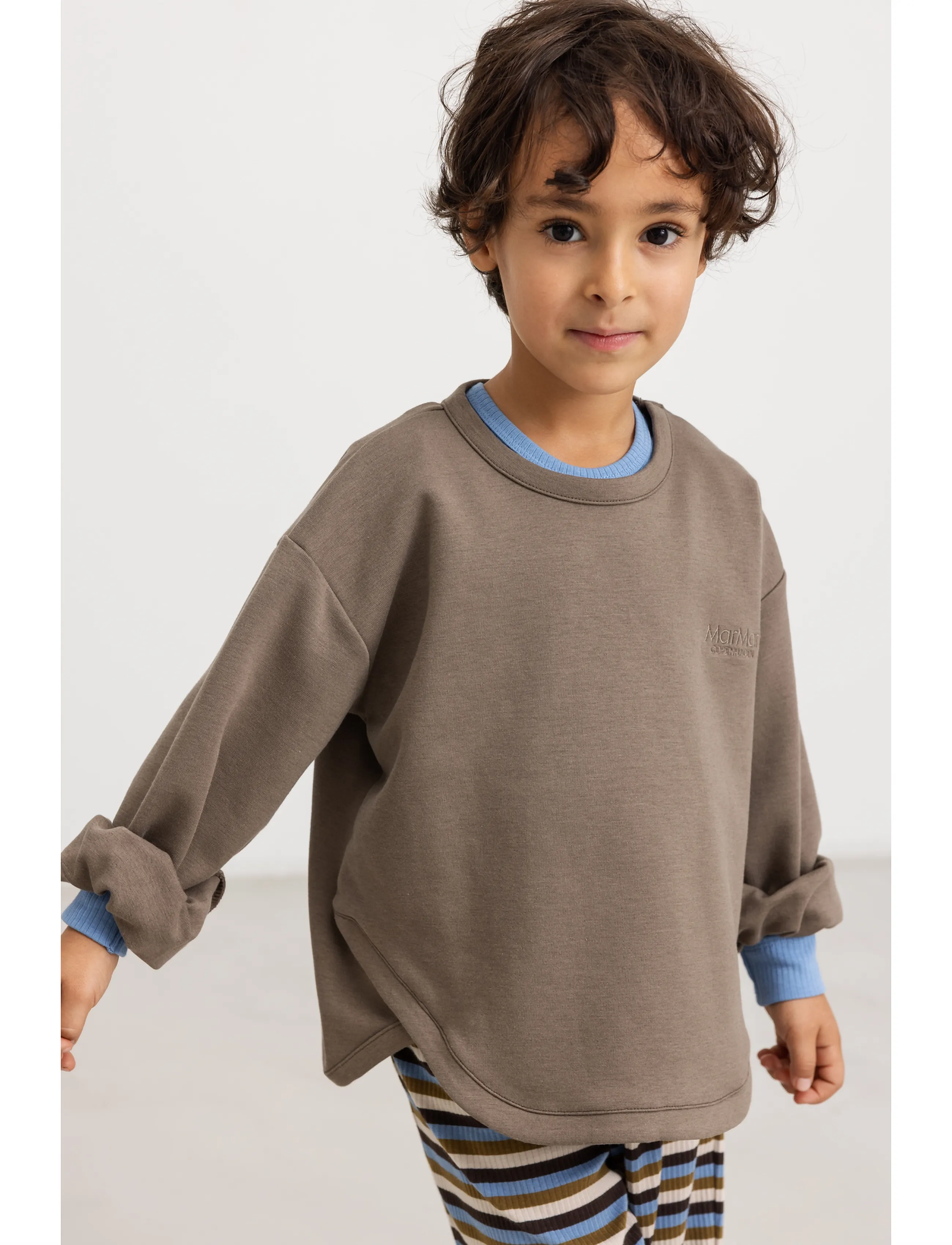 MarMar Copenhagen - Plain Tee LS - långärmade t-shirts - blue heaven - 3