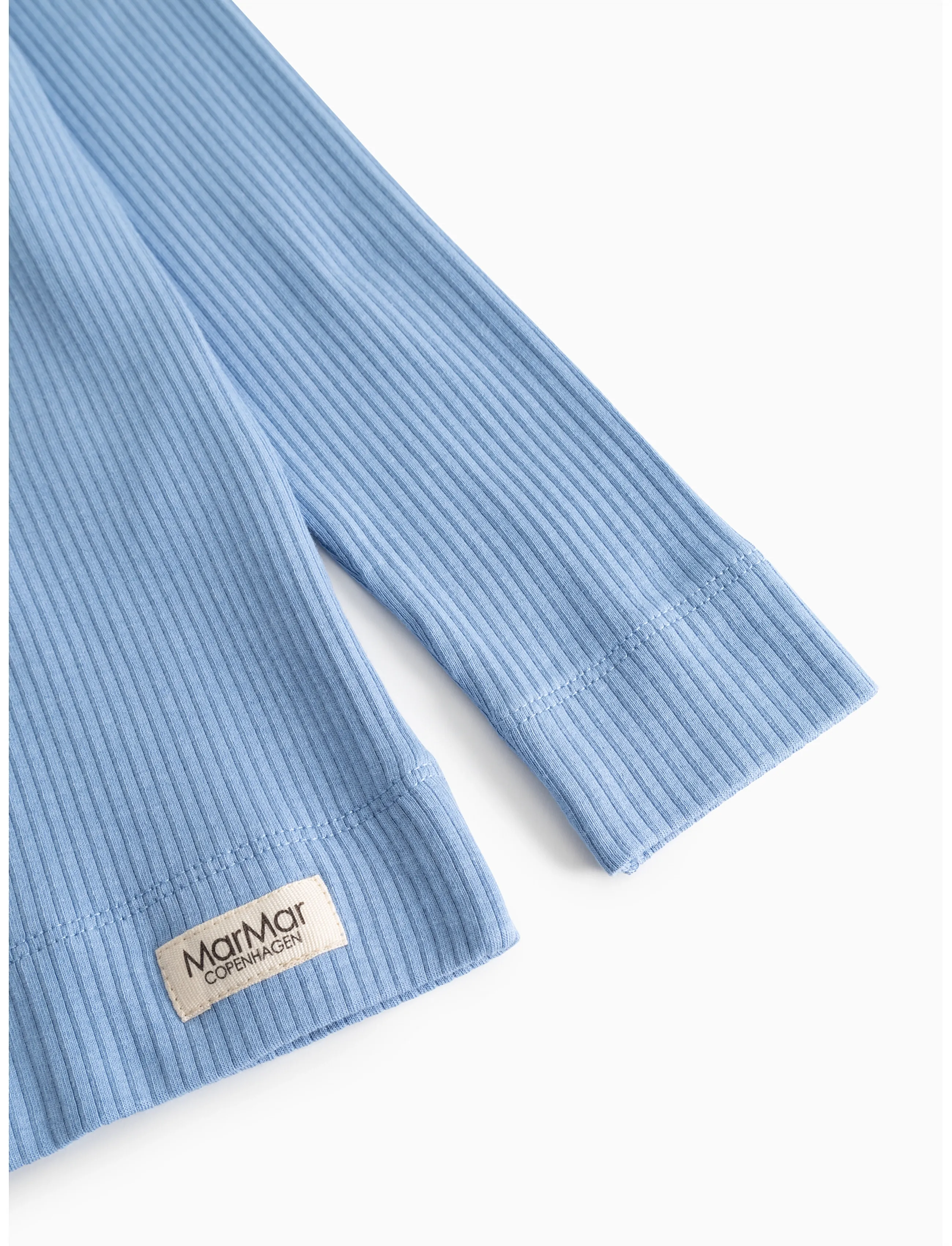 MarMar Copenhagen - Plain Tee LS - långärmade t-shirts - blue heaven - 5