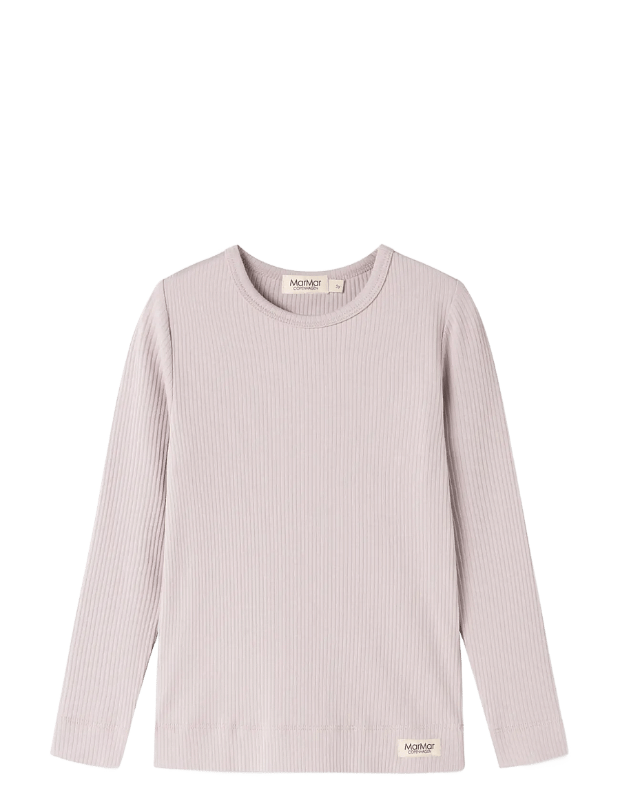 MarMar Copenhagen - Plain Tee LS - långärmade t-shirts - cloud gray - 1