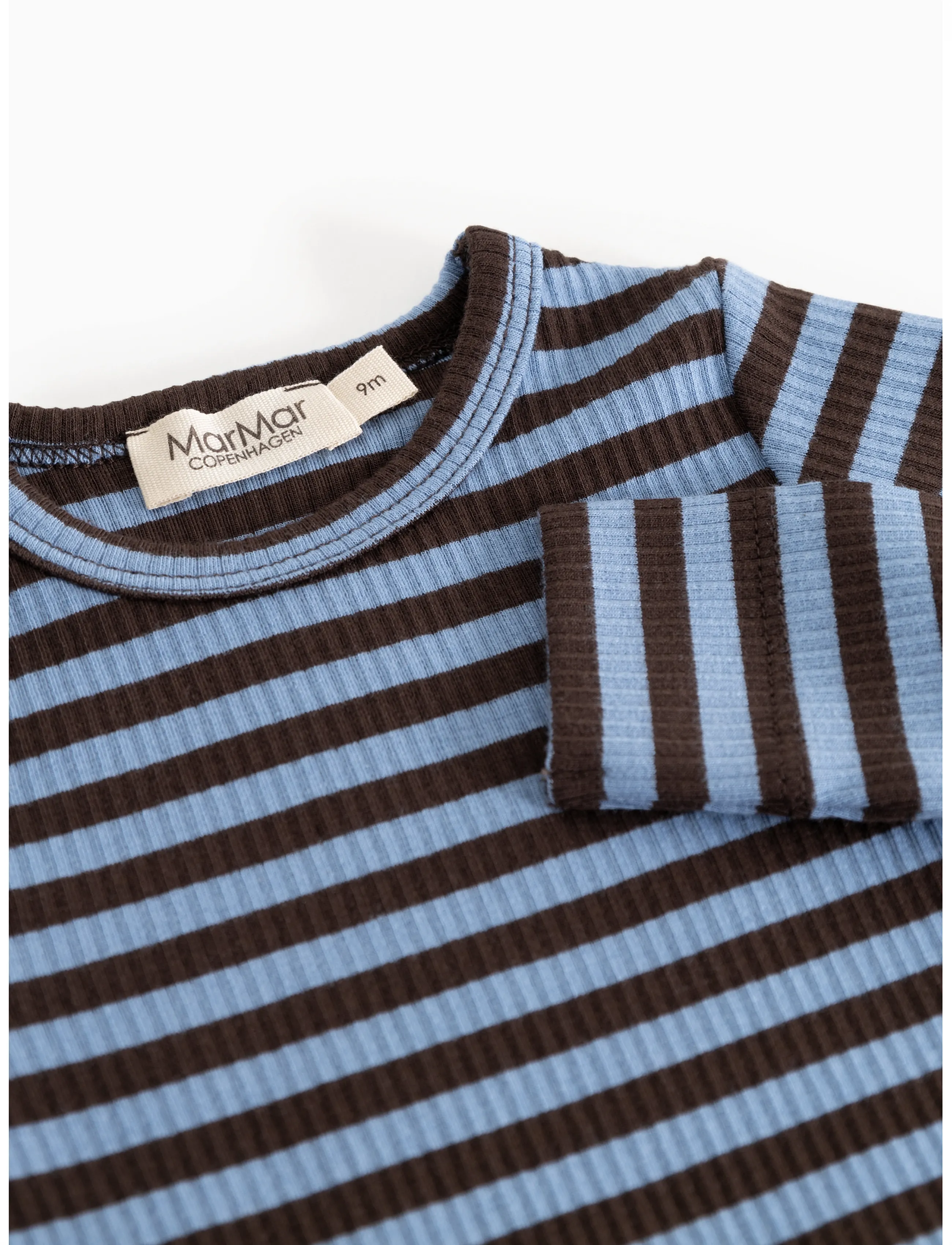 MarMar Copenhagen - Plain Body LS - blue heaven stripe - 2