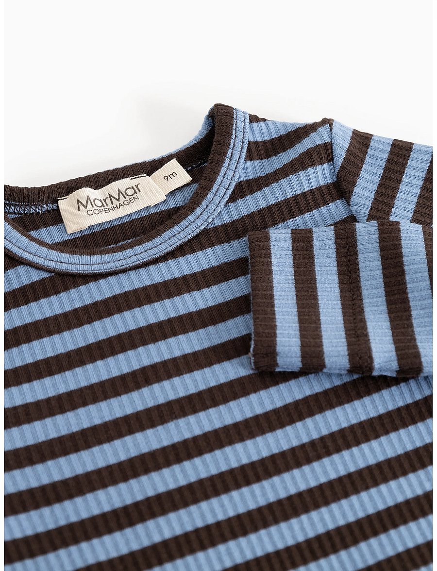 MarMar Copenhagen - Plain Body LS - pikkade varrukatega bodid - blue heaven stripe - 2