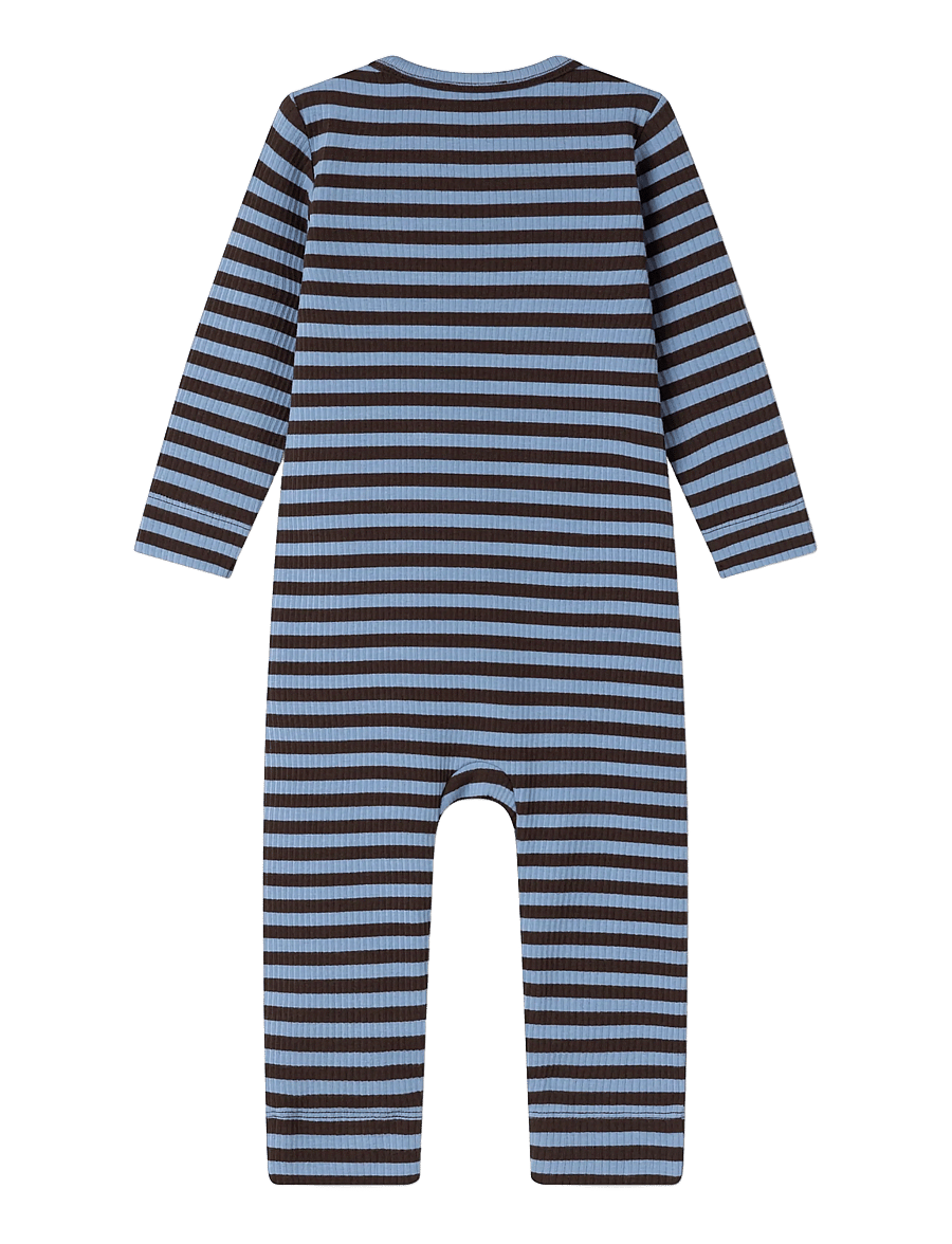 MarMar Copenhagen - Plain Rompy - långärmade bodysuits - blue heaven stripe - 1