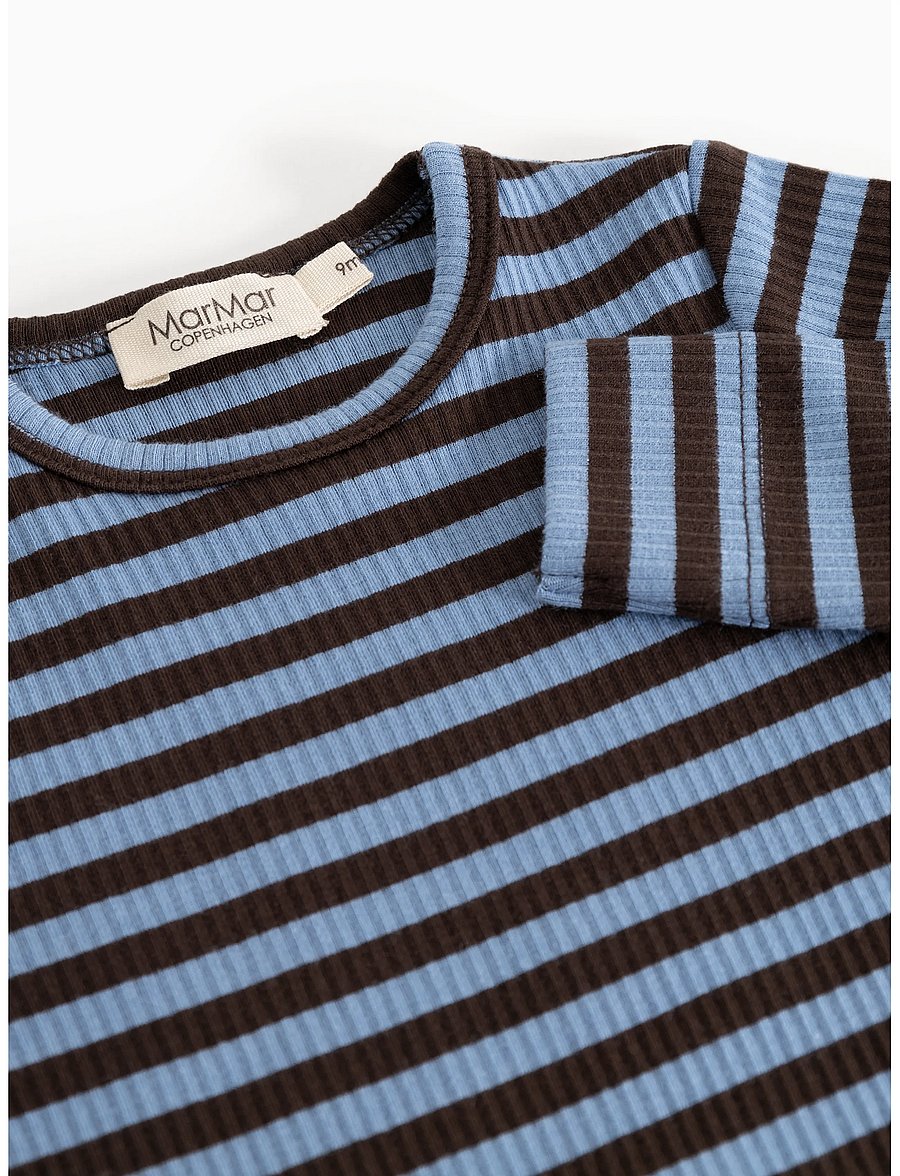 MarMar Copenhagen - Plain Rompy - långärmade bodysuits - blue heaven stripe - 2