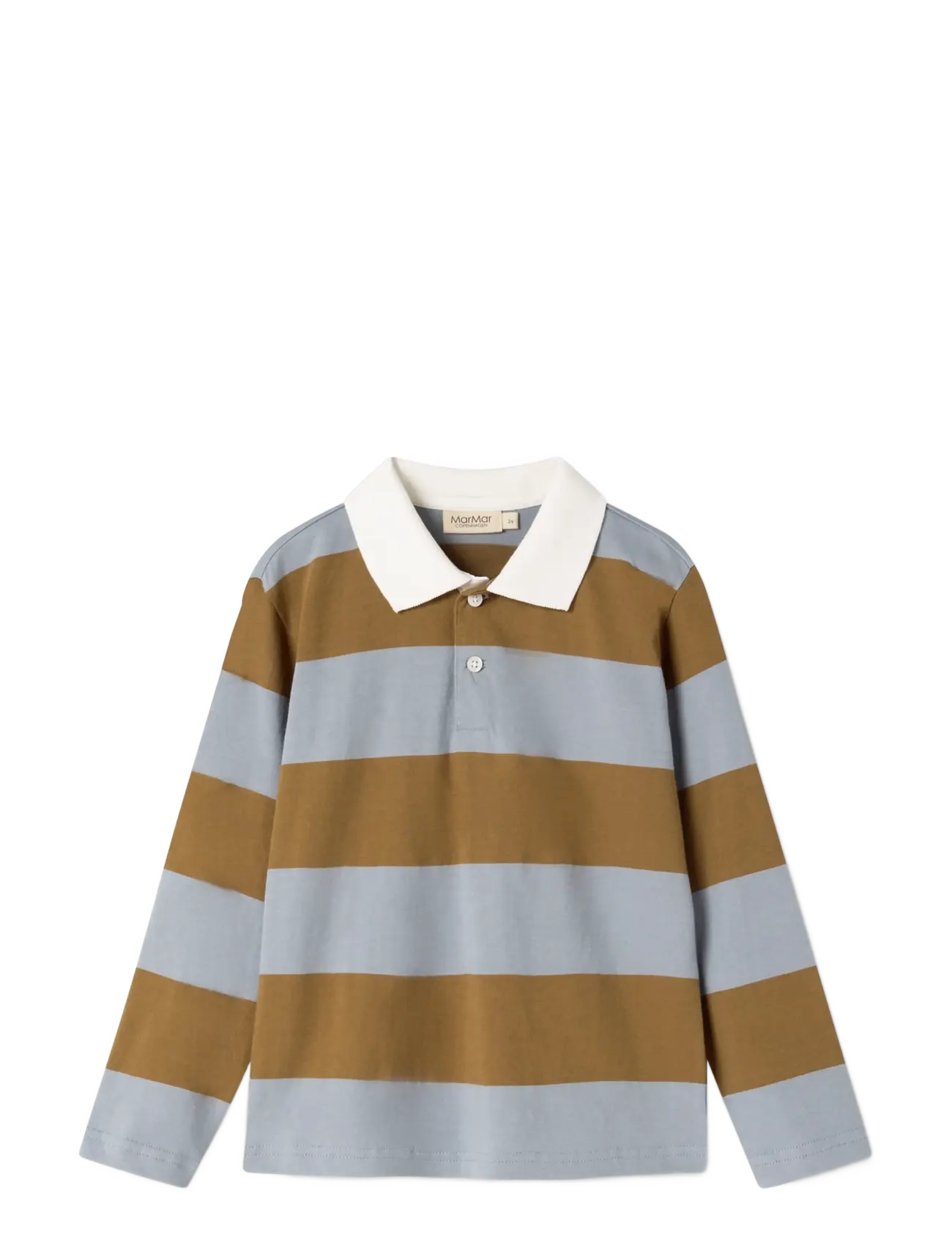 MarMar Copenhagen Tad Polo LS - New Arrivals - MONSOON BLUE STRIPE / blue