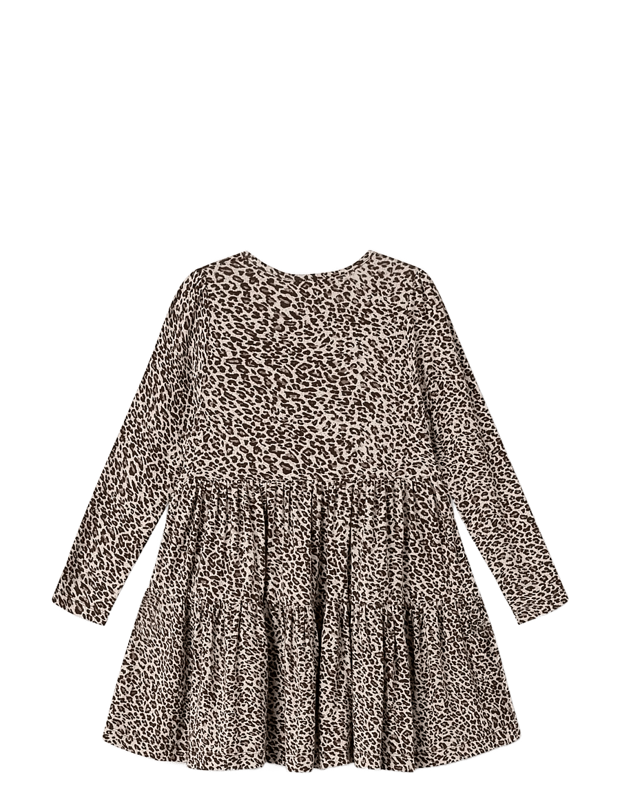 MarMar Copenhagen - Leo Dolly - langärmelige freizeitkleider - dark brown leo - 1
