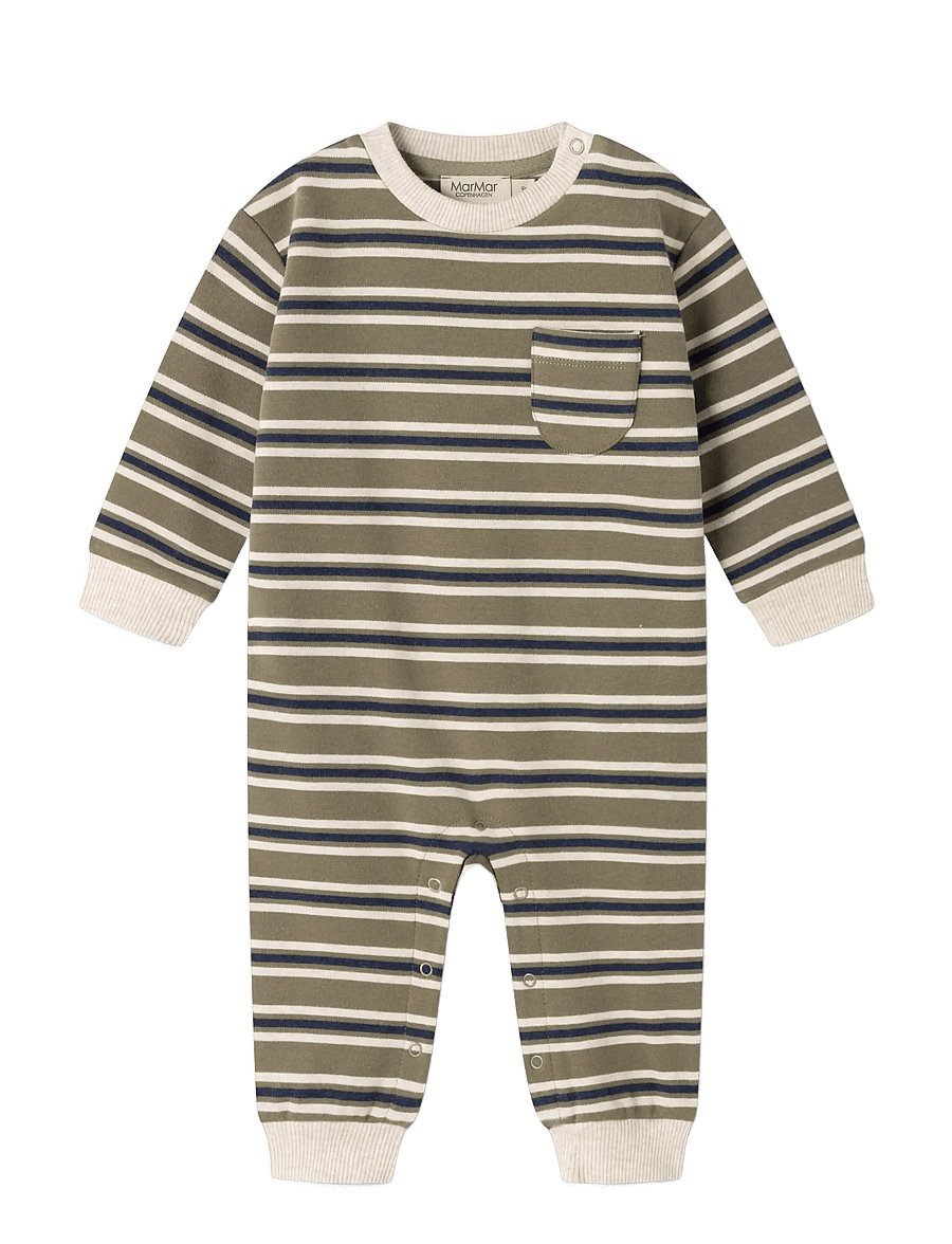 MarMar Copenhagen - Ralle - pikkade varrukatega - seaweed stripe - 0