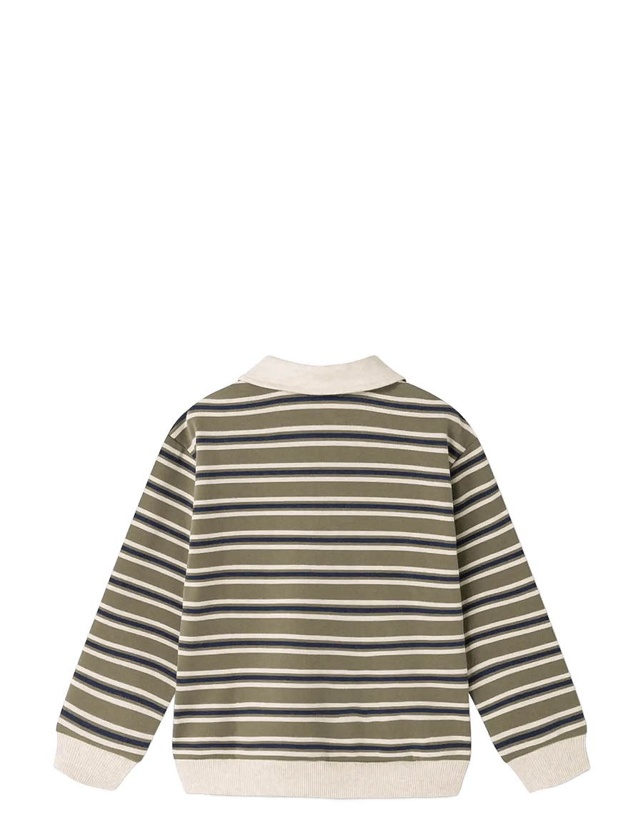 MarMar Copenhagen - Thanos Polo - pikkade varrukatega polod - seaweed stripe - 1