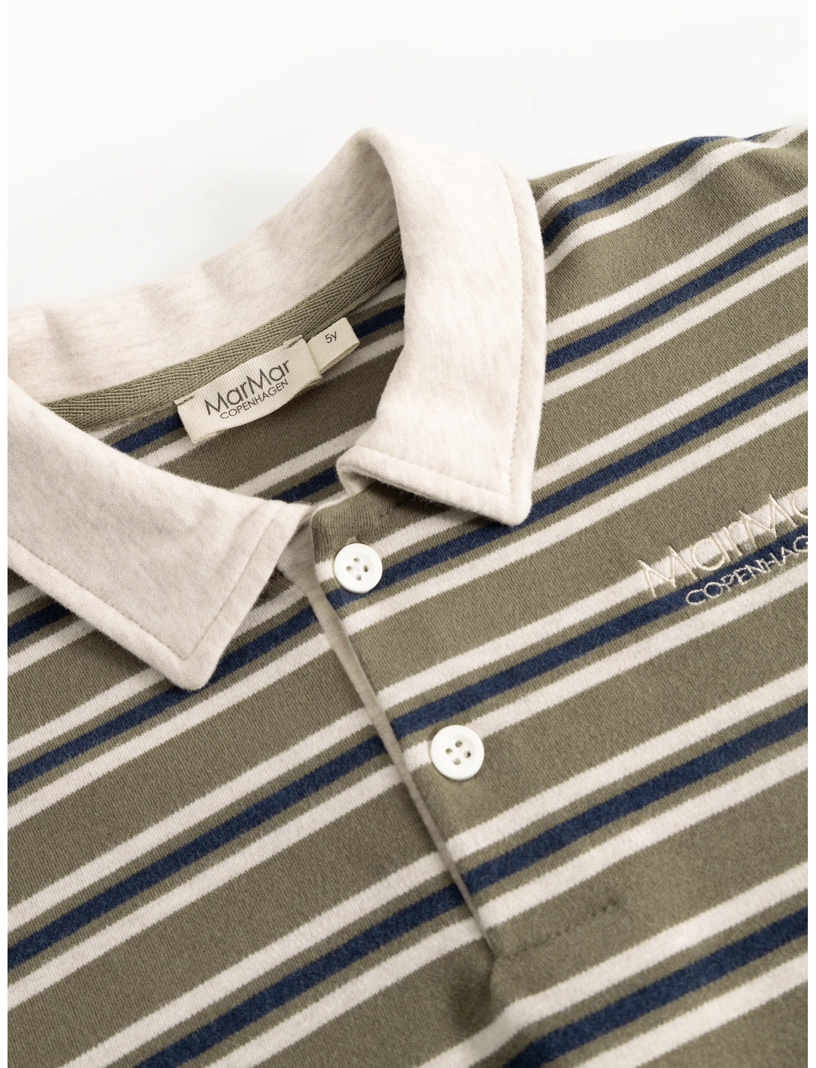 MarMar Copenhagen - Thanos Polo - pikkade varrukatega polod - seaweed stripe - 2