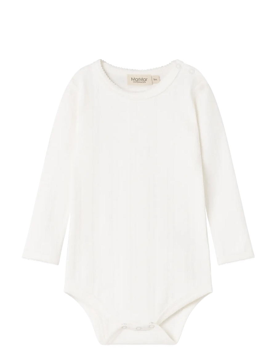 MarMar Copenhagen - Benedicte - långärmade bodies - gentle white - 0
